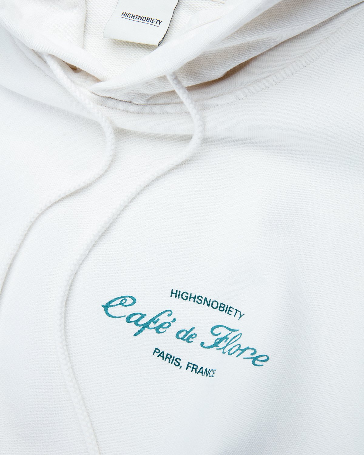 Highsnobiety - Not In Paris 3 x Cafe De Flore Hoodie Eggshell - Clothing - Beige - Image 3
