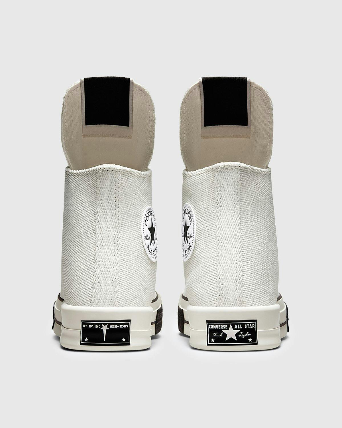 Converse x Rick Owens - DRKSTAR Chuck 70 High Lily White Egret Black - Footwear - White - Image 6