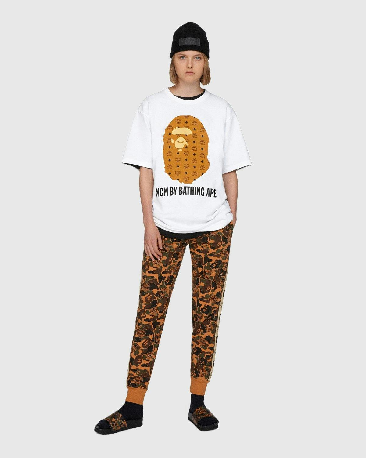 MCM x BAPE - By Bathing Tee Cognac - Clothing - Brown - Image 4