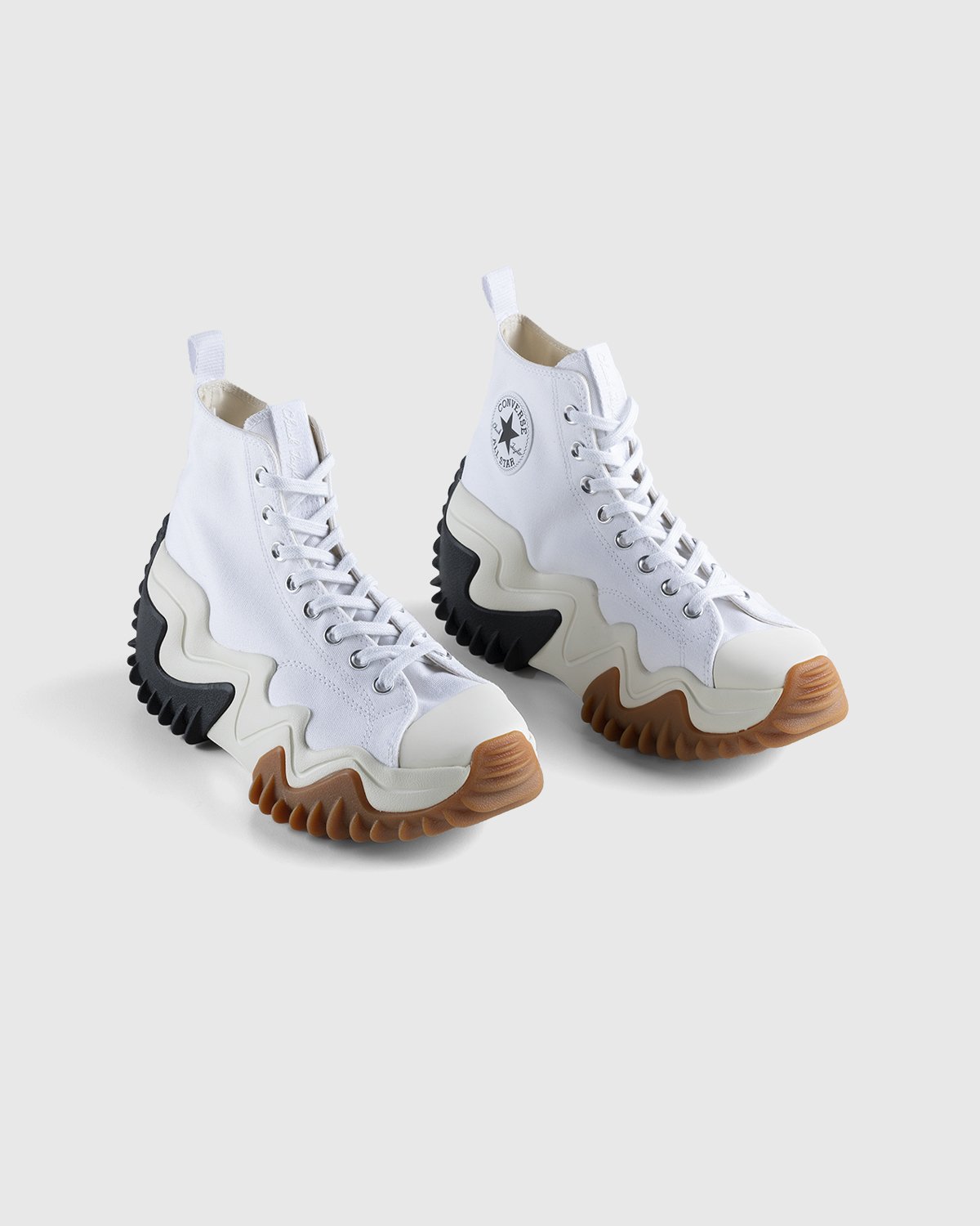 Converse - Run Star Motion Platform White Black Gum Honey - Footwear - White - Image 3