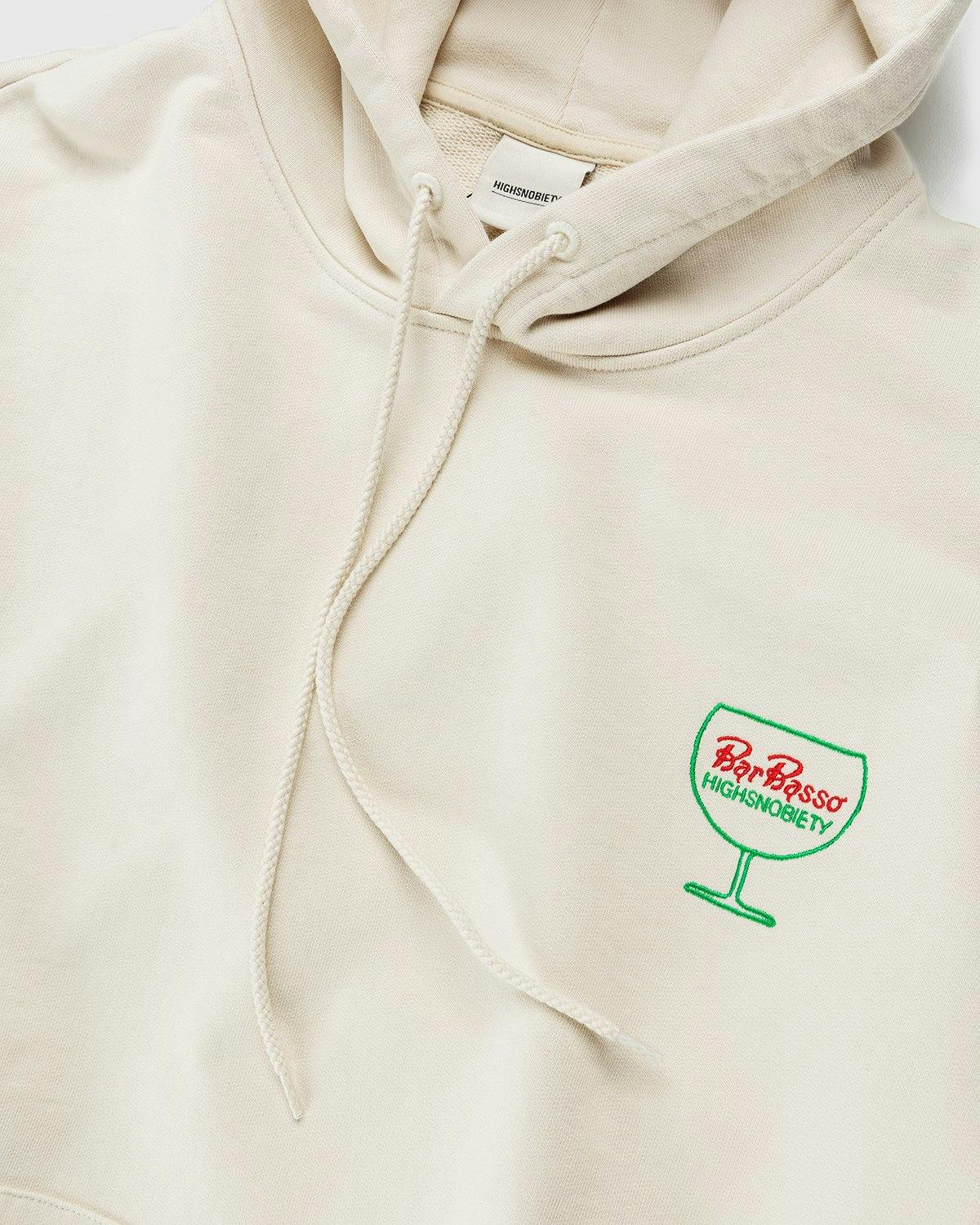 Bar Basso x Highsnobiety - Logo Hoodie Eggshell - Clothing - Beige - Image 3