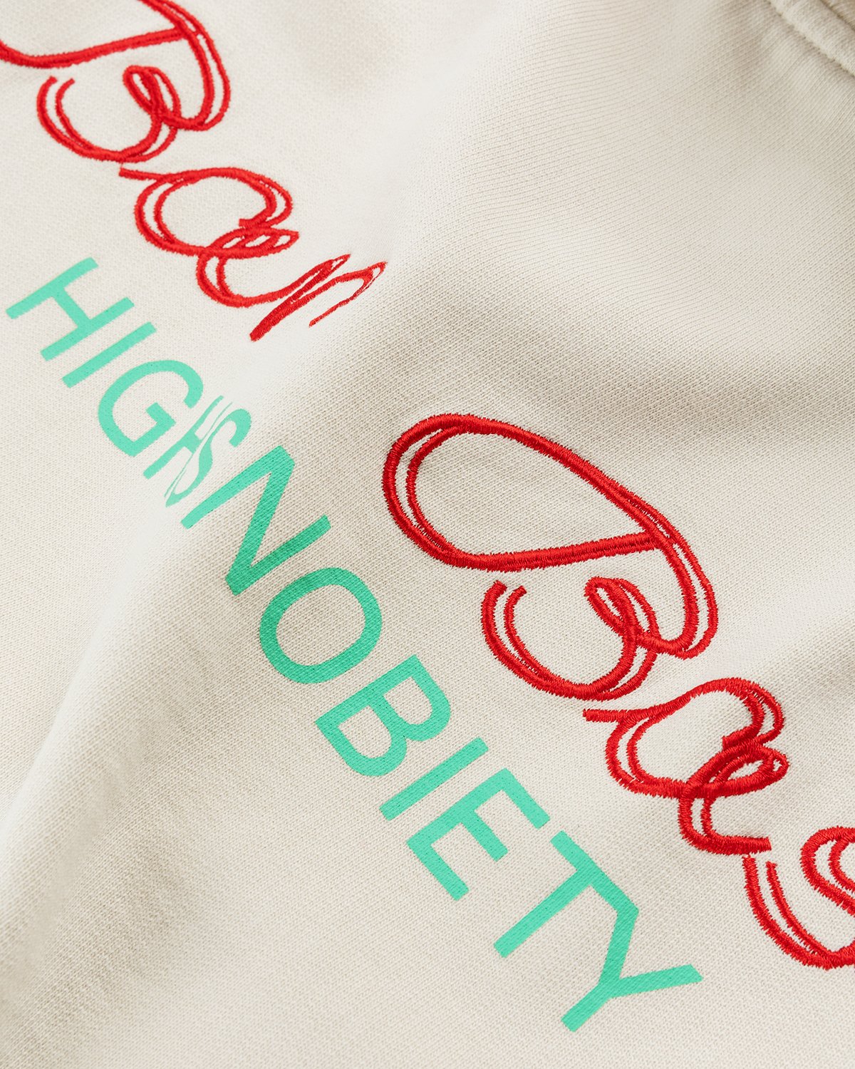 Bar Basso x Highsnobiety - Logo Hoodie Eggshell - Clothing - Beige - Image 4