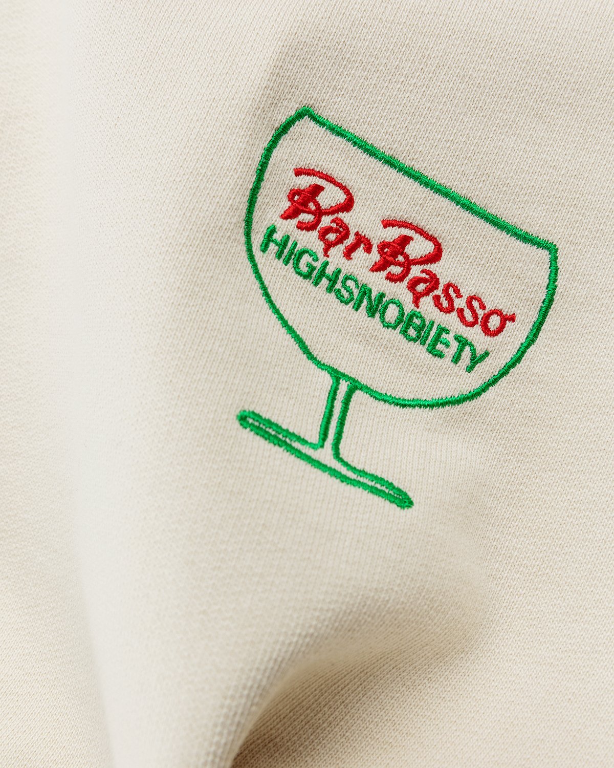 Bar Basso x Highsnobiety - Logo Hoodie Eggshell - Clothing - Beige - Image 5