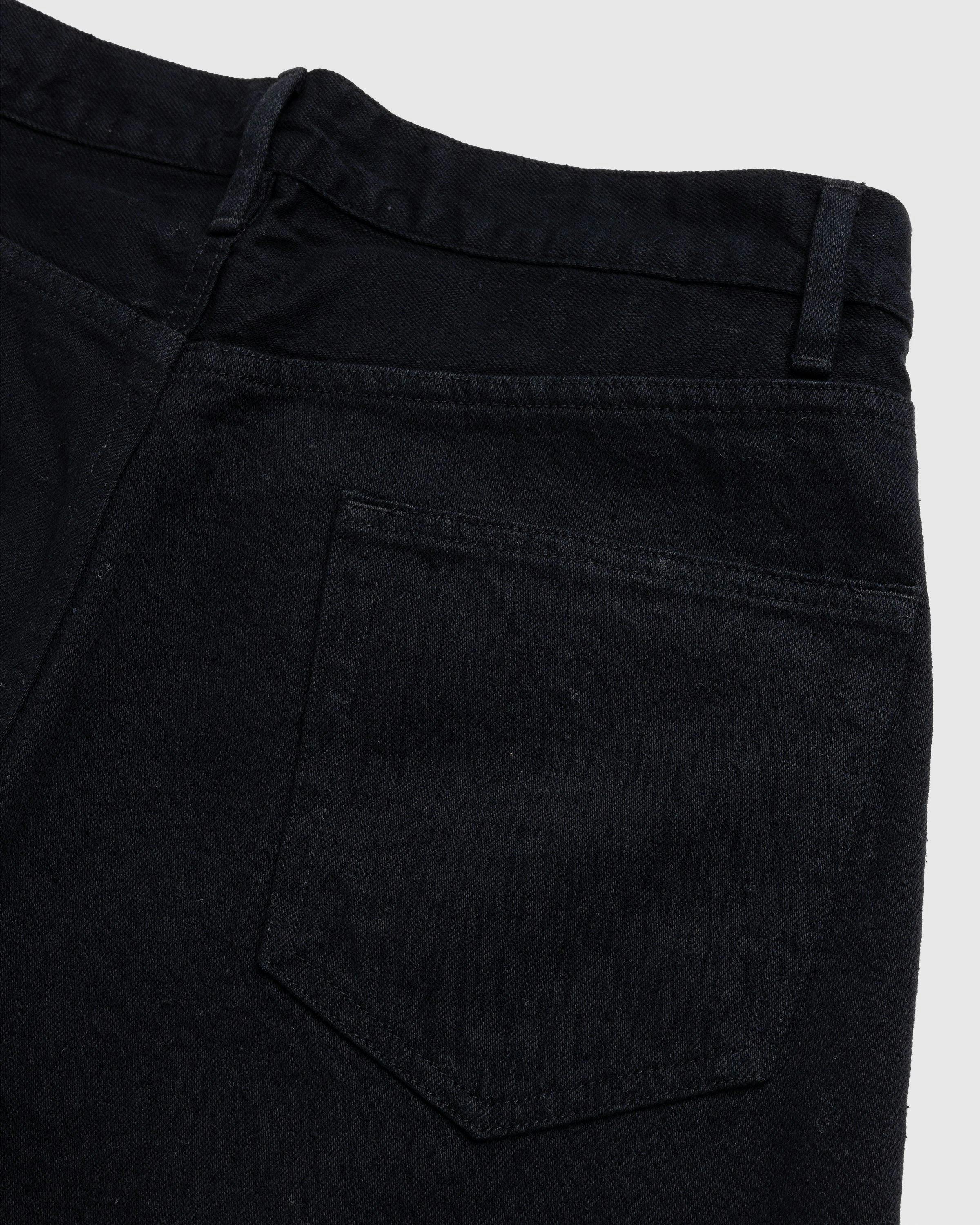 Auralee - Selvedge Light Denim Pants Black - Clothing - Black - Image 5