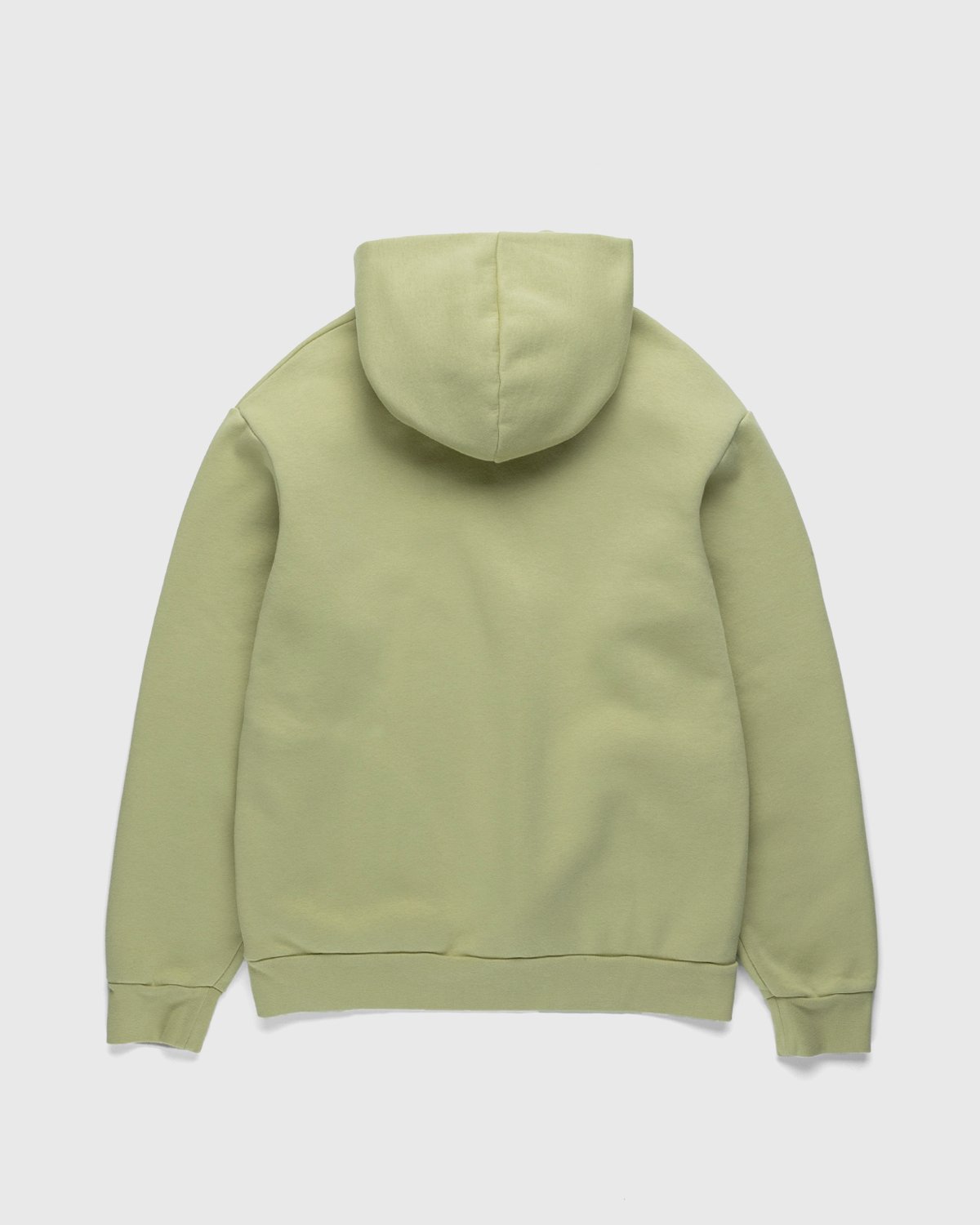 Acne Studios - Midweight Fleece Hooded Sweatshirt Pale Green - Clothing - Green - Image 2