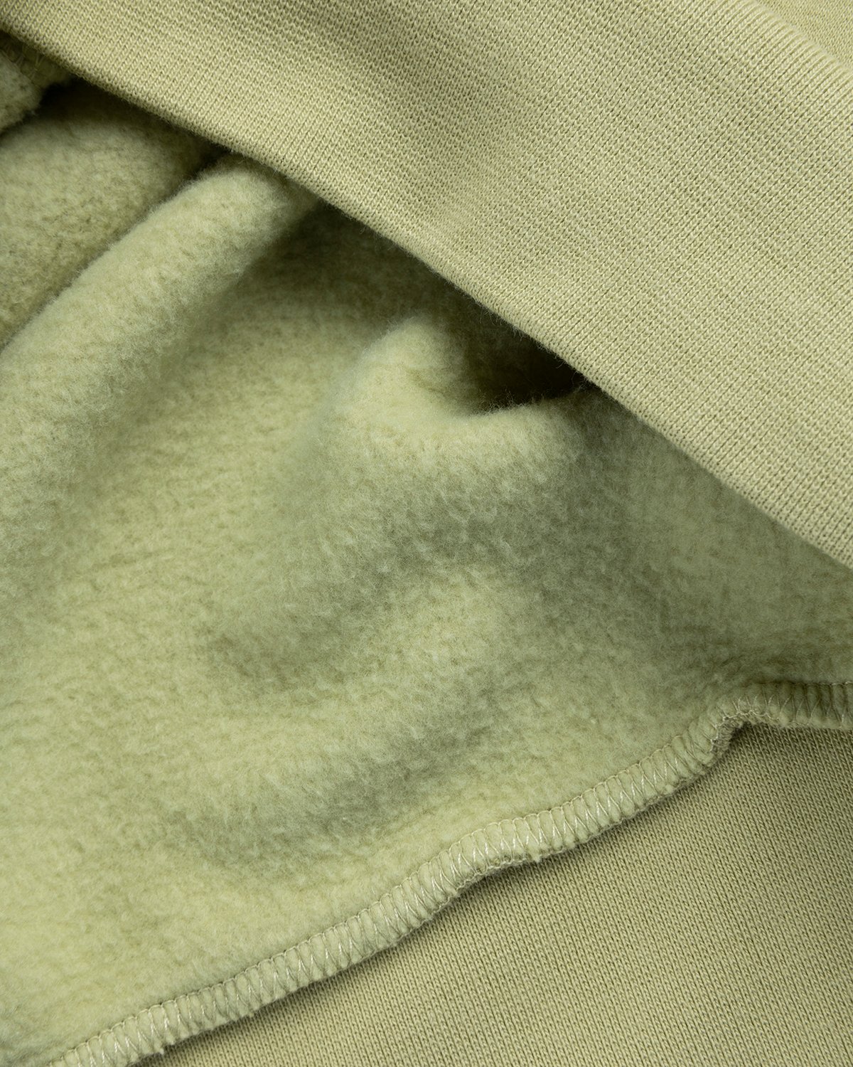 Acne Studios - Midweight Fleece Hooded Sweatshirt Pale Green - Clothing - Green - Image 5