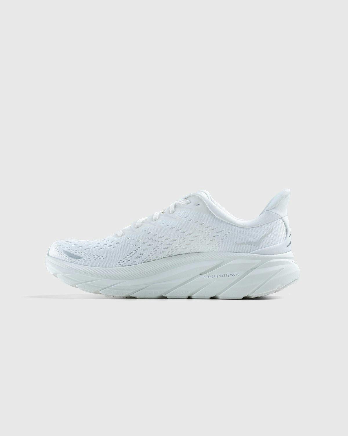 HOKA - Clifton 8 White / White - Footwear - White - Image 2