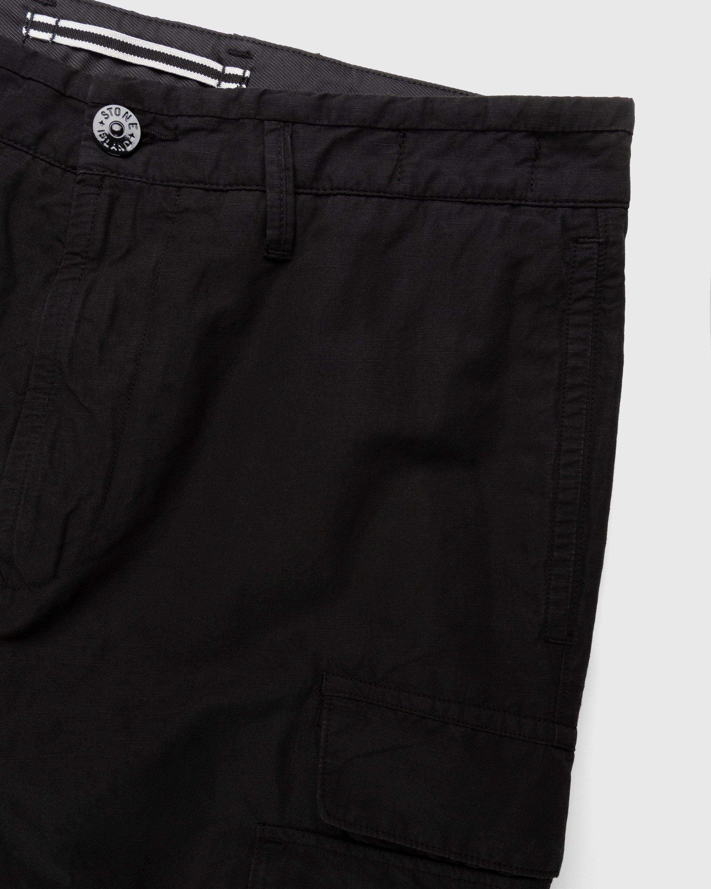 Stone Island - 31706 Garment-Dyed Cargo Pants Black - Clothing - Black - Image 3
