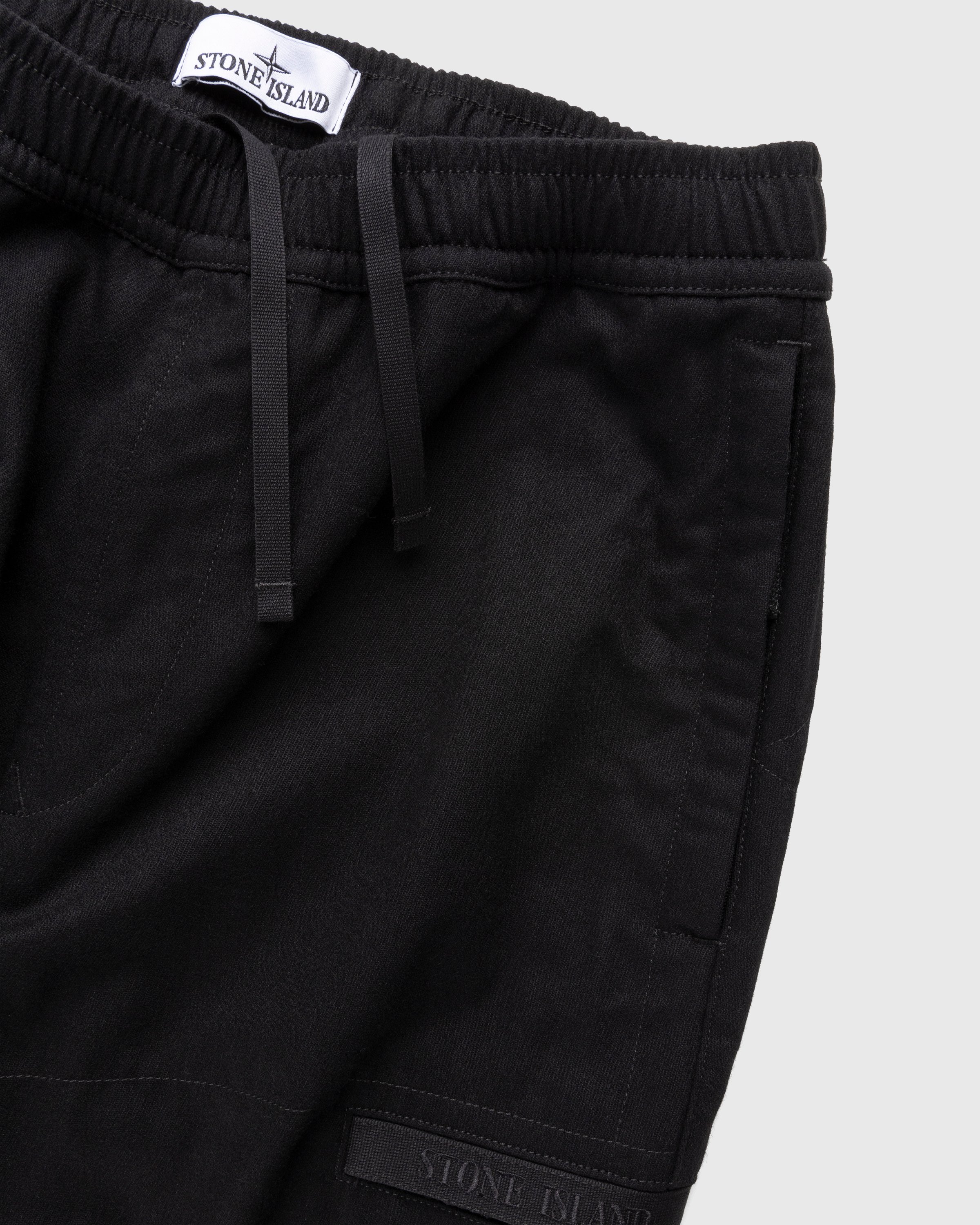 Stone Island - Wool-Nylon Cargo Pants Black - Clothing - Black - Image 3