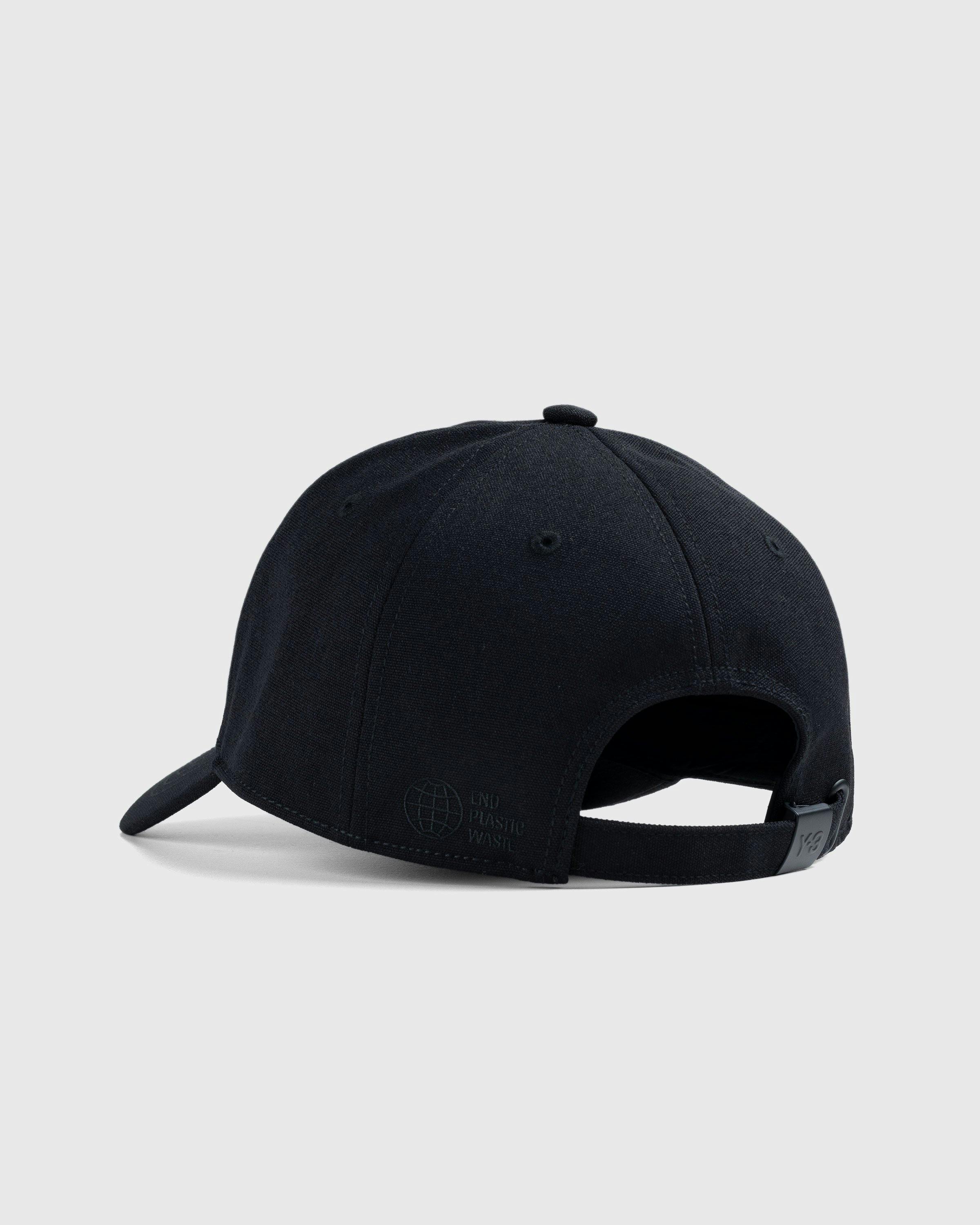 Y-3 - Logo Cap Black - Accessories - Black - Image 3