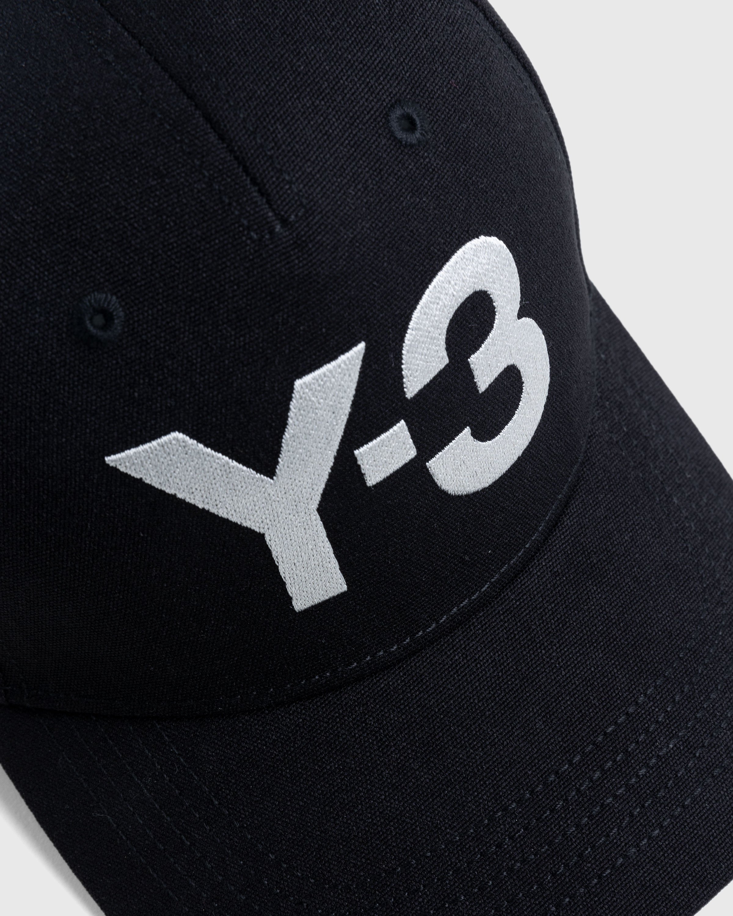 Y-3 - Logo Cap Black - Accessories - Black - Image 4