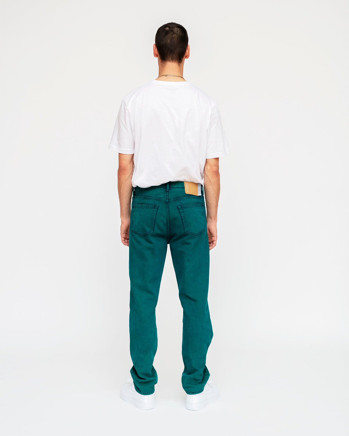 Acne Studios - Overdyed Jeans Jade Green - Clothing - Green - Image 6