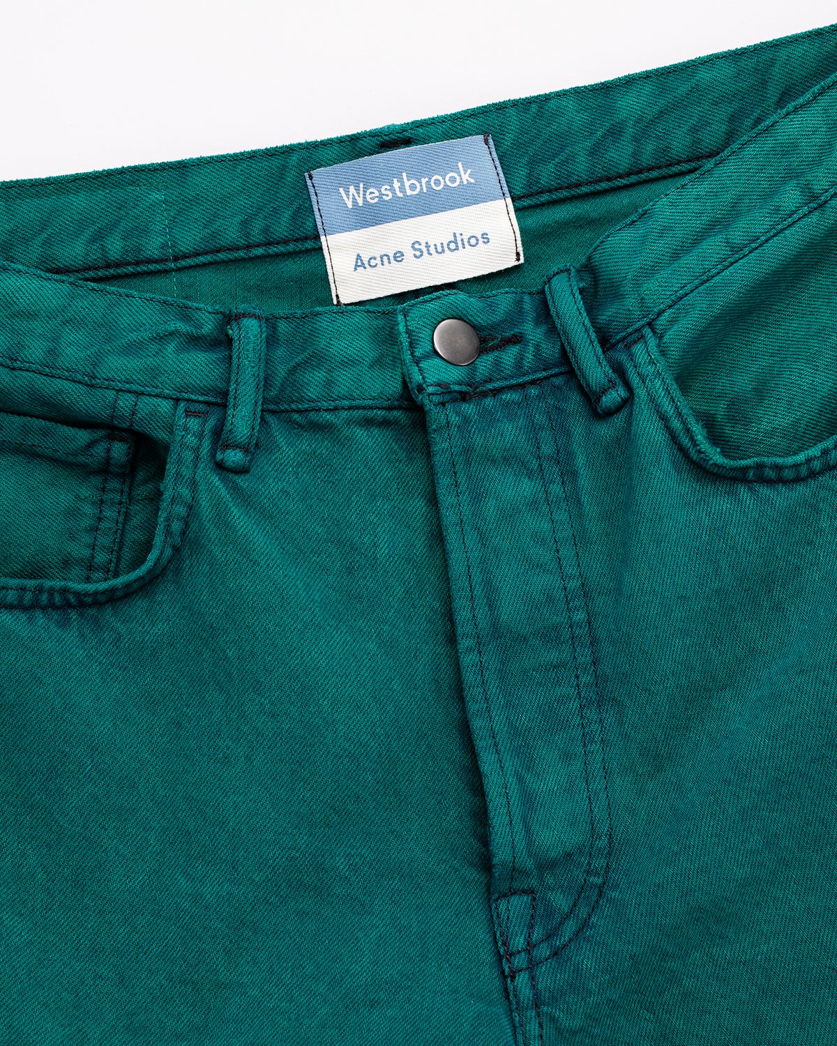 Acne Studios - Overdyed Jeans Jade Green - Clothing - Green - Image 3