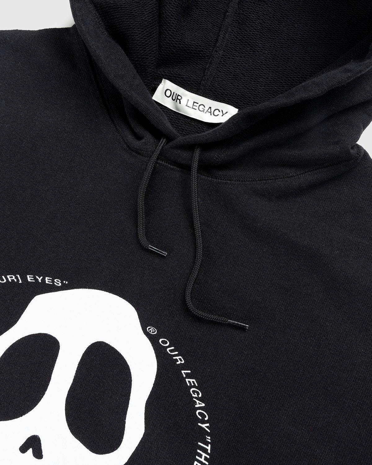 Our Legacy - Maverick Skull Loose Hoodie Black - Clothing - Black - Image 3