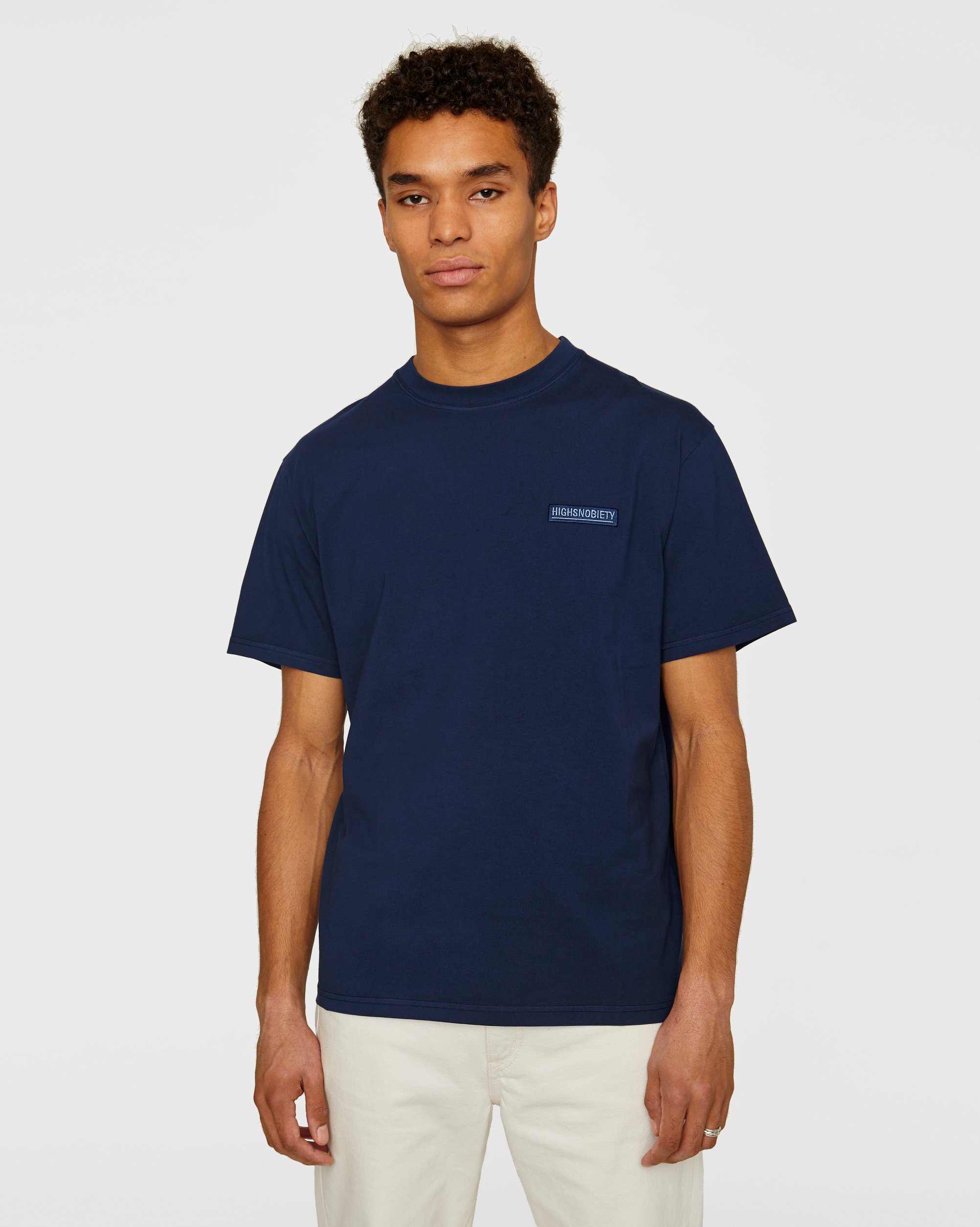 Highsnobiety - Staples T-Shirt Navy - Clothing - Blue - Image 2