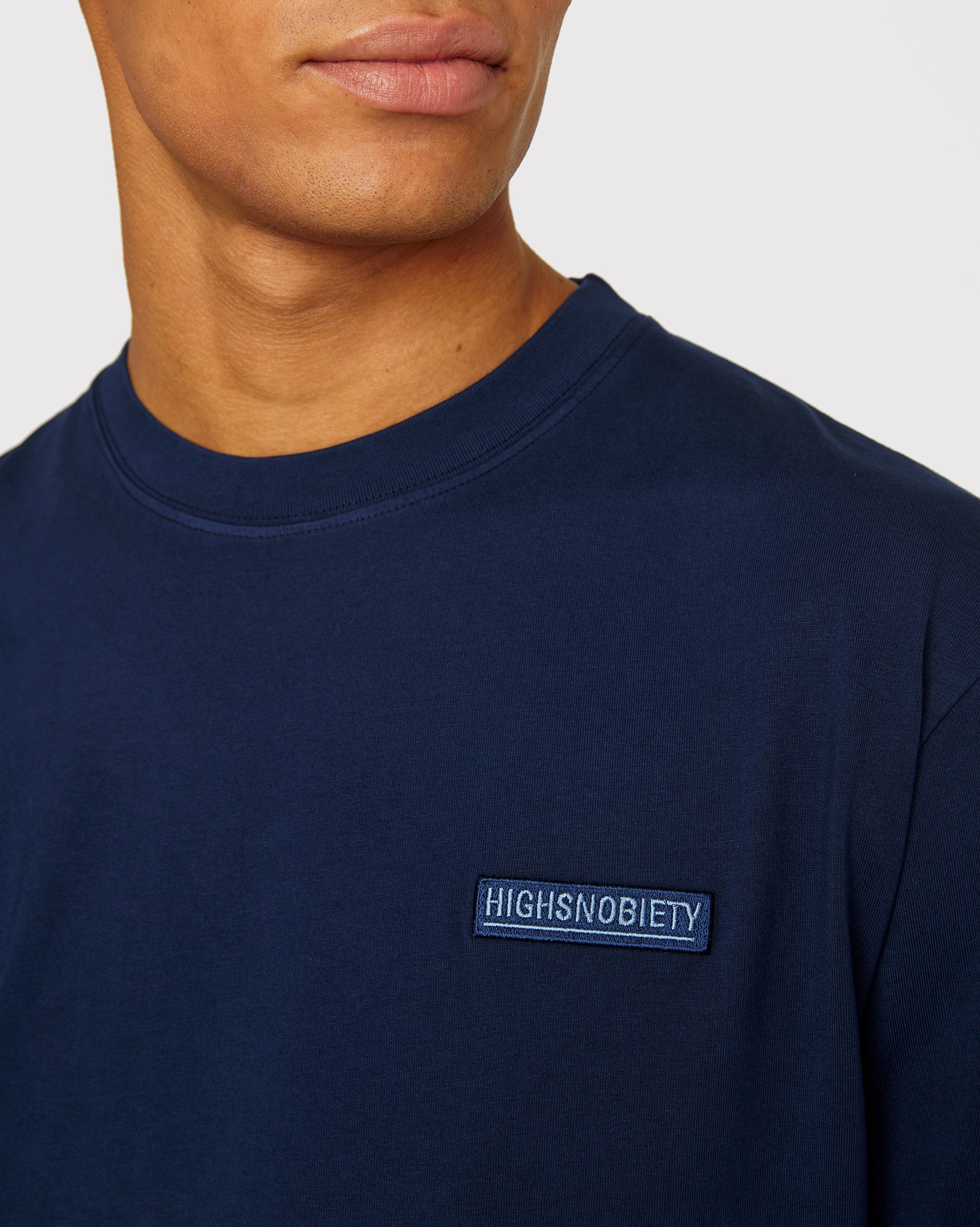 Highsnobiety - Staples T-Shirt Navy - Clothing - Blue - Image 5