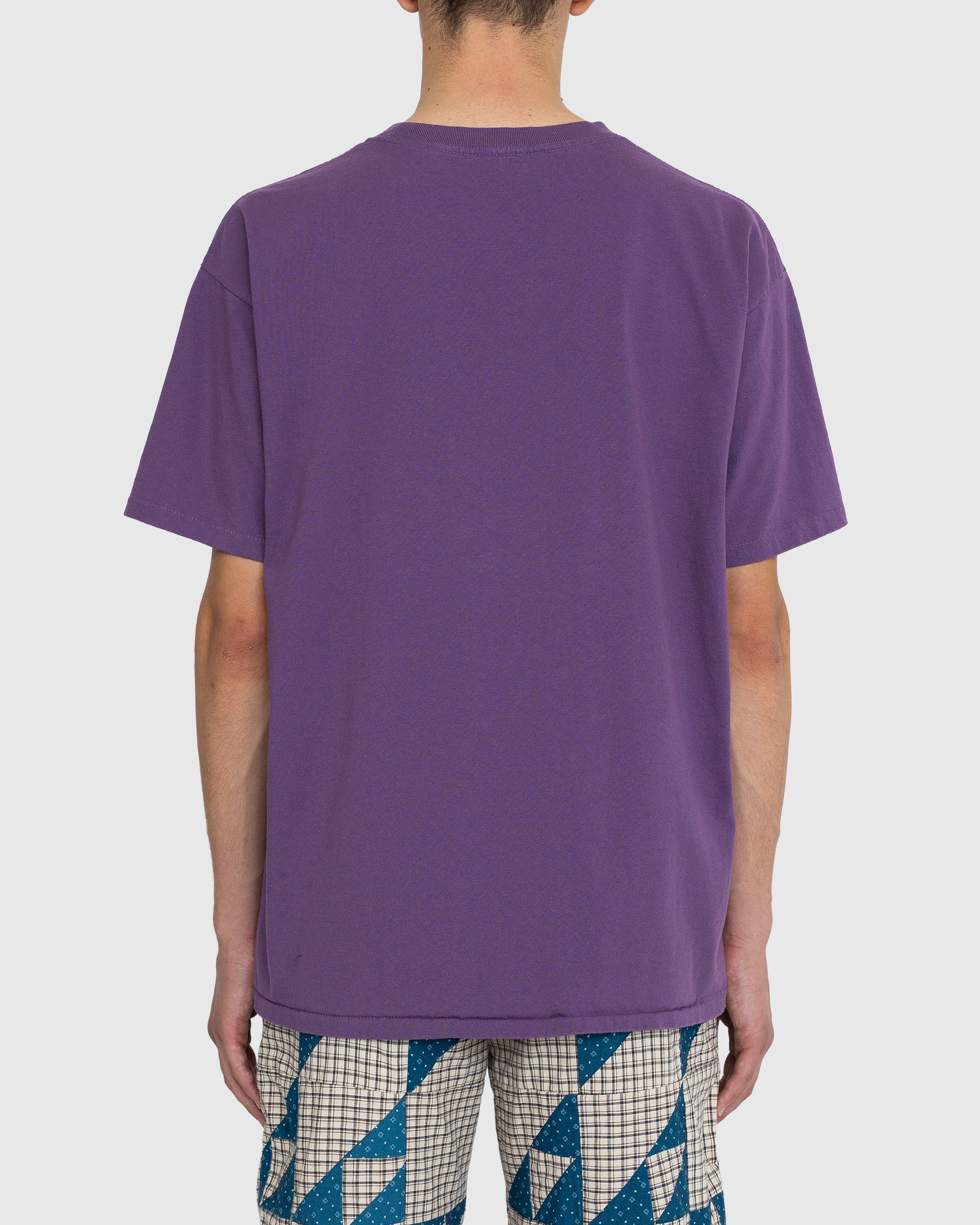Bode - Rickrack Logo T-Shirt Purple - Clothing - Purple - Image 4