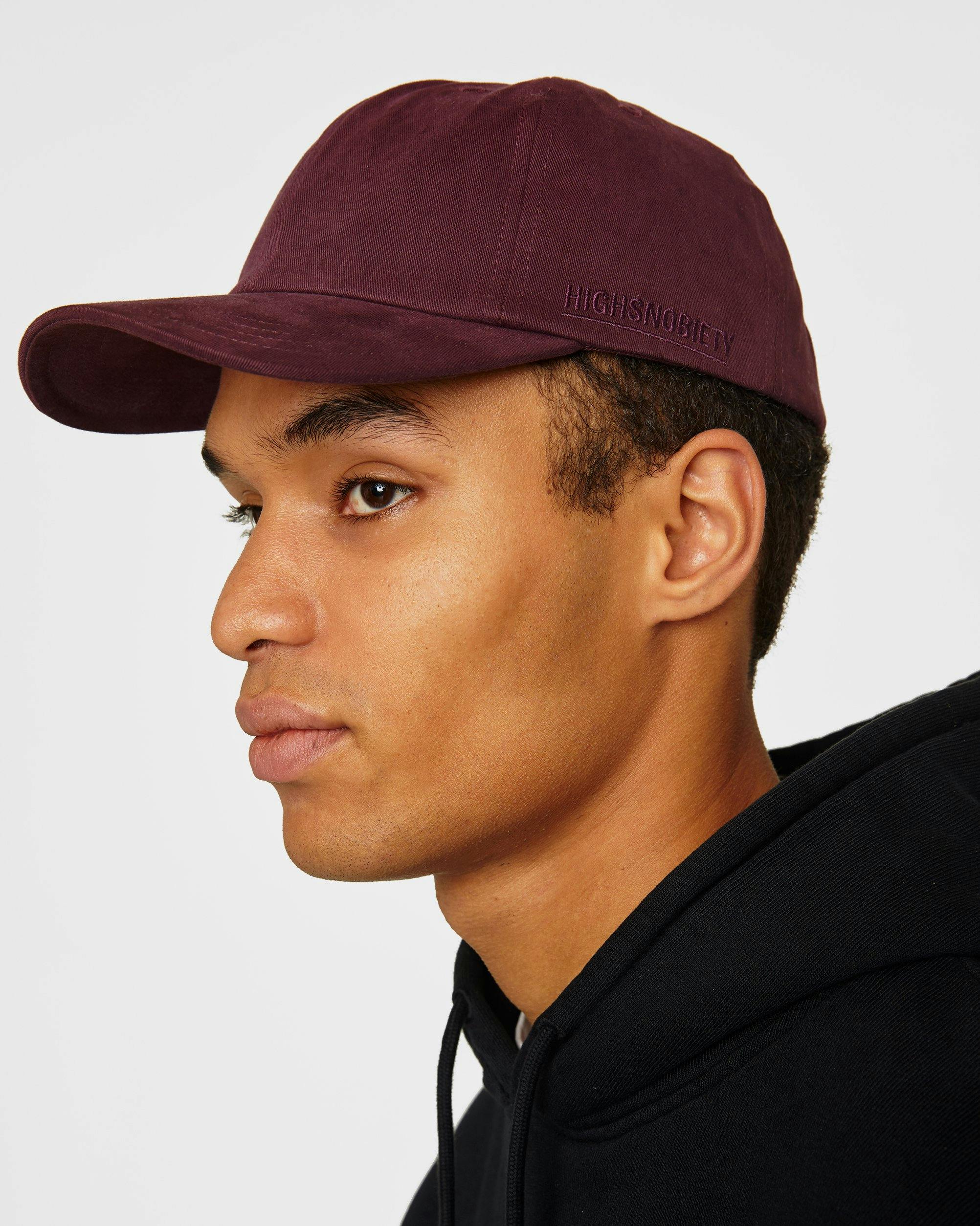 Highsnobiety - Staples Cap Burgundy - Accessories - Red - Image 5