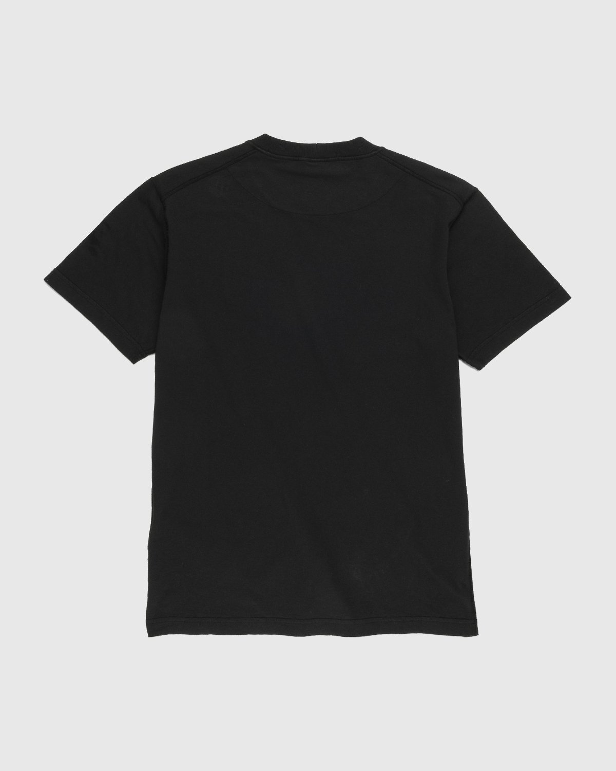 Stone Island - 23757 Garment-Dyed Fissato T-Shirt Black - Clothing - Black - Image 2