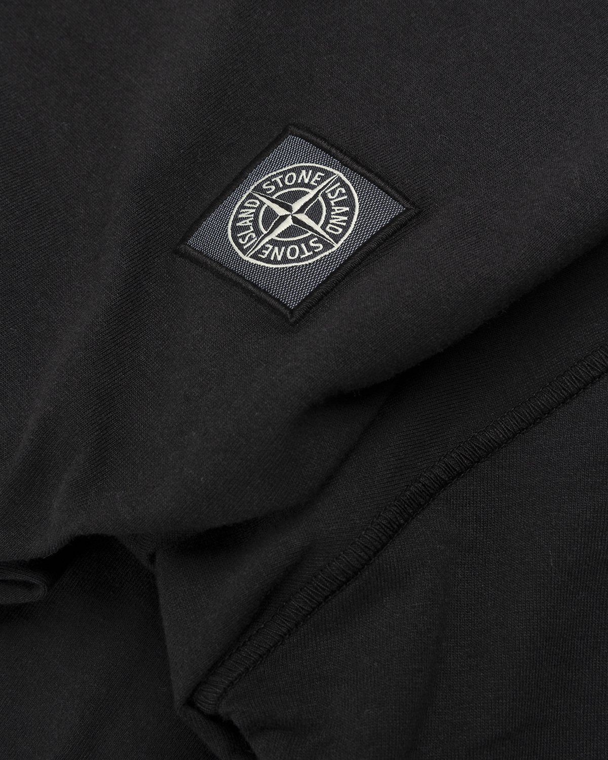 Stone Island - 23757 Garment-Dyed Fissato T-Shirt Black - Clothing - Black - Image 5