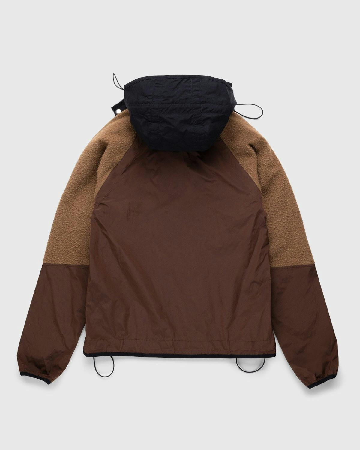 Arnar Mar Jonsson - Patch Pocket Hooded Tracktop Caramel Chocolate - Clothing - Brown - Image 2