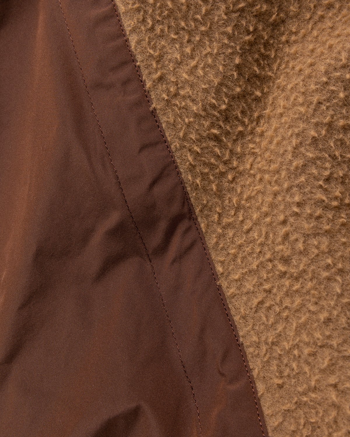 Arnar Mar Jonsson - Patch Pocket Hooded Tracktop Caramel Chocolate - Clothing - Brown - Image 5