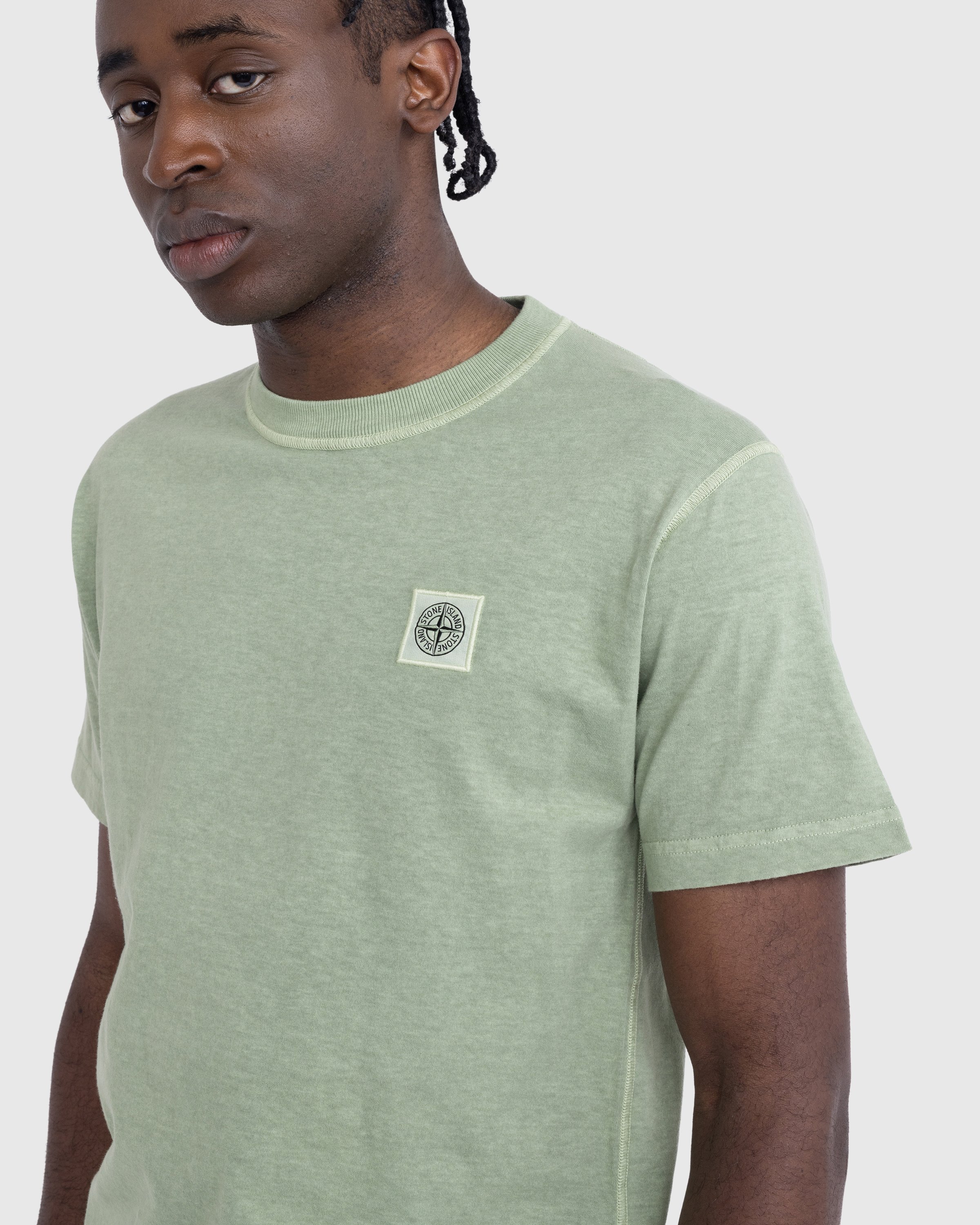 Stone Island - T-Shirt Green 23757 - Clothing - Green - Image 4