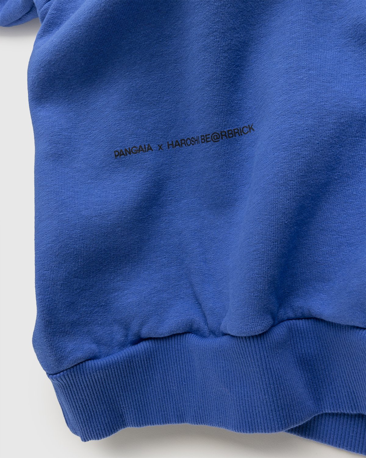 Pangaia x Haroshi - Be@rbrick Recycled Cotton Hoodie Blue - Clothing - Blue - Image 4