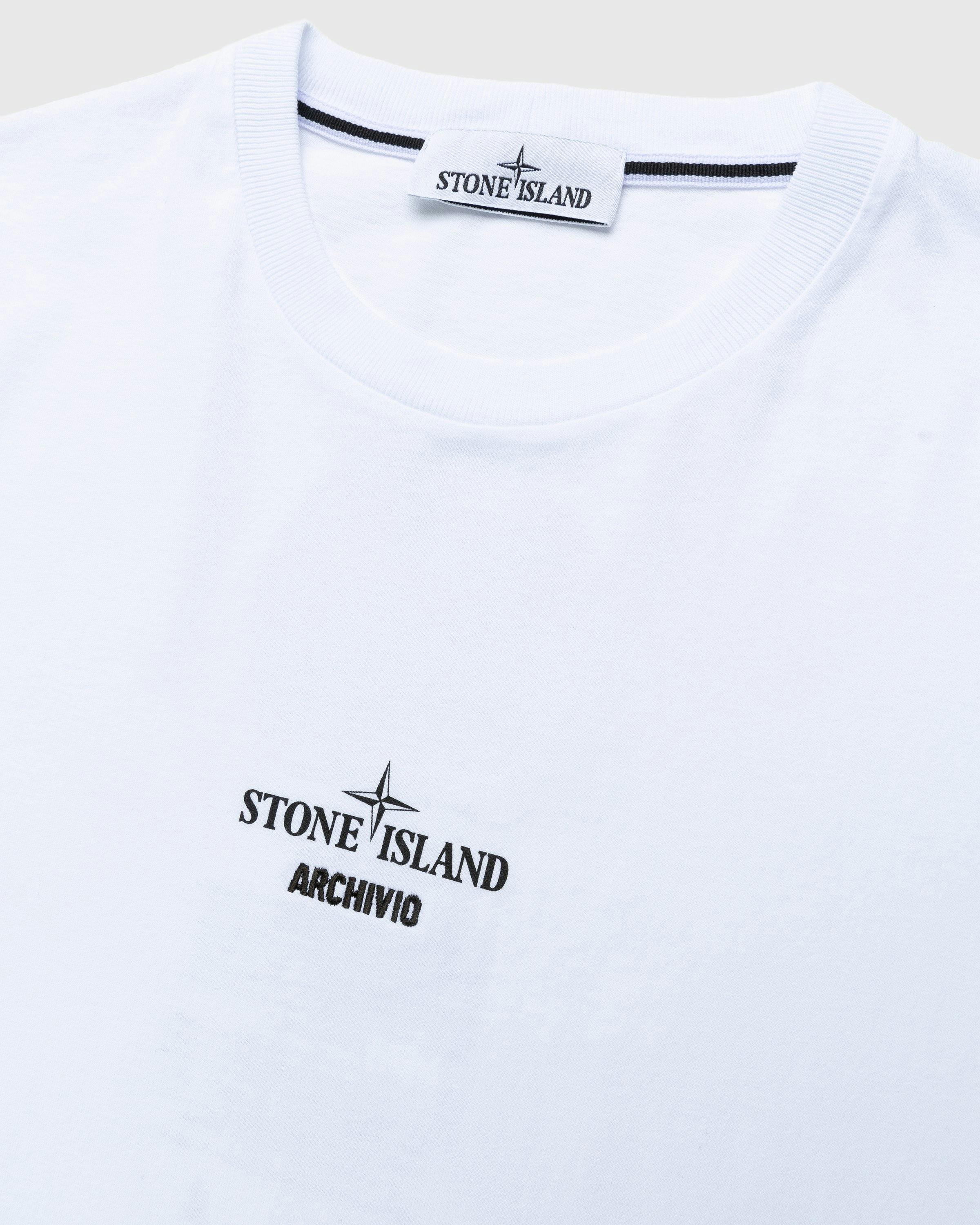 Stone Island - Archivio T-Shirt White - Clothing - White - Image 4