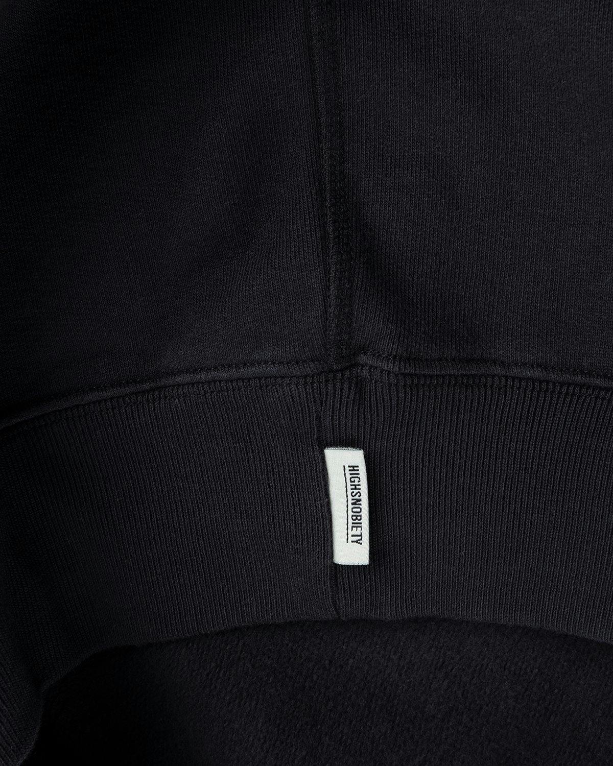 Highsnobiety - Zip Mock Neck Staples Fleece Black - Clothing - Black - Image 3