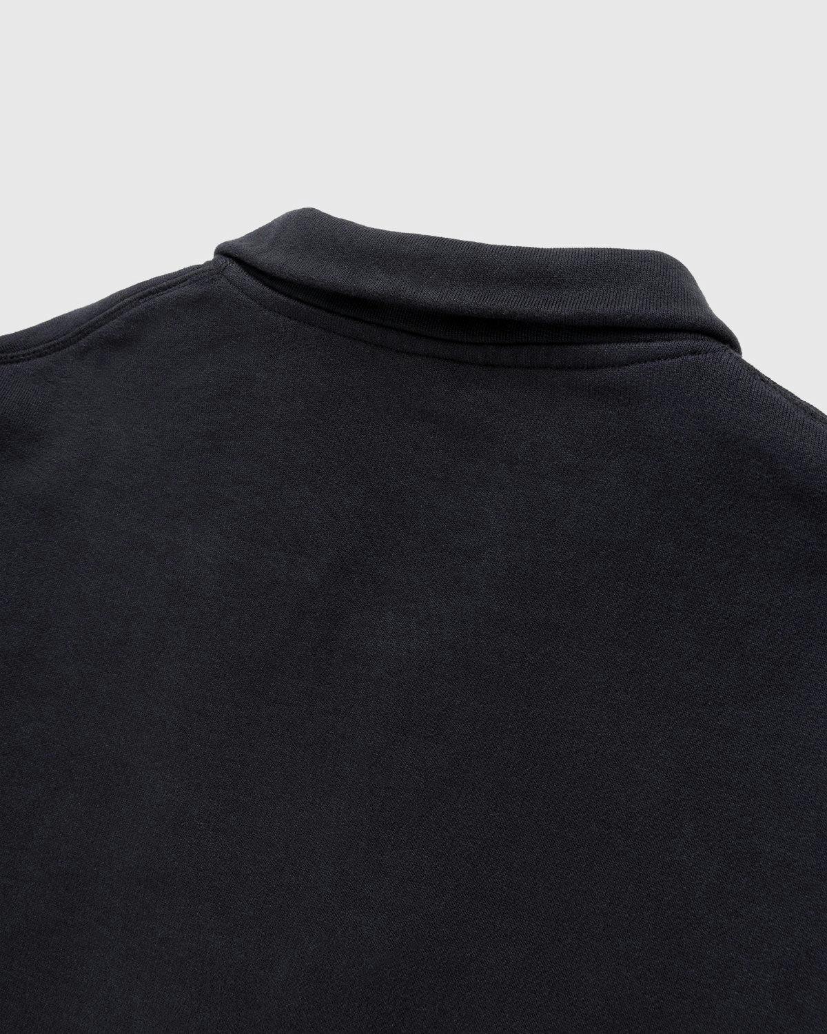 Highsnobiety - Zip Mock Neck Staples Fleece Black - Clothing - Black - Image 5