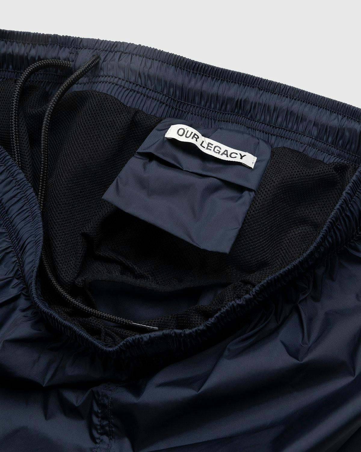 Our Legacy - Drape Tech Trunks Dark Navy - Clothing - Blue - Image 3