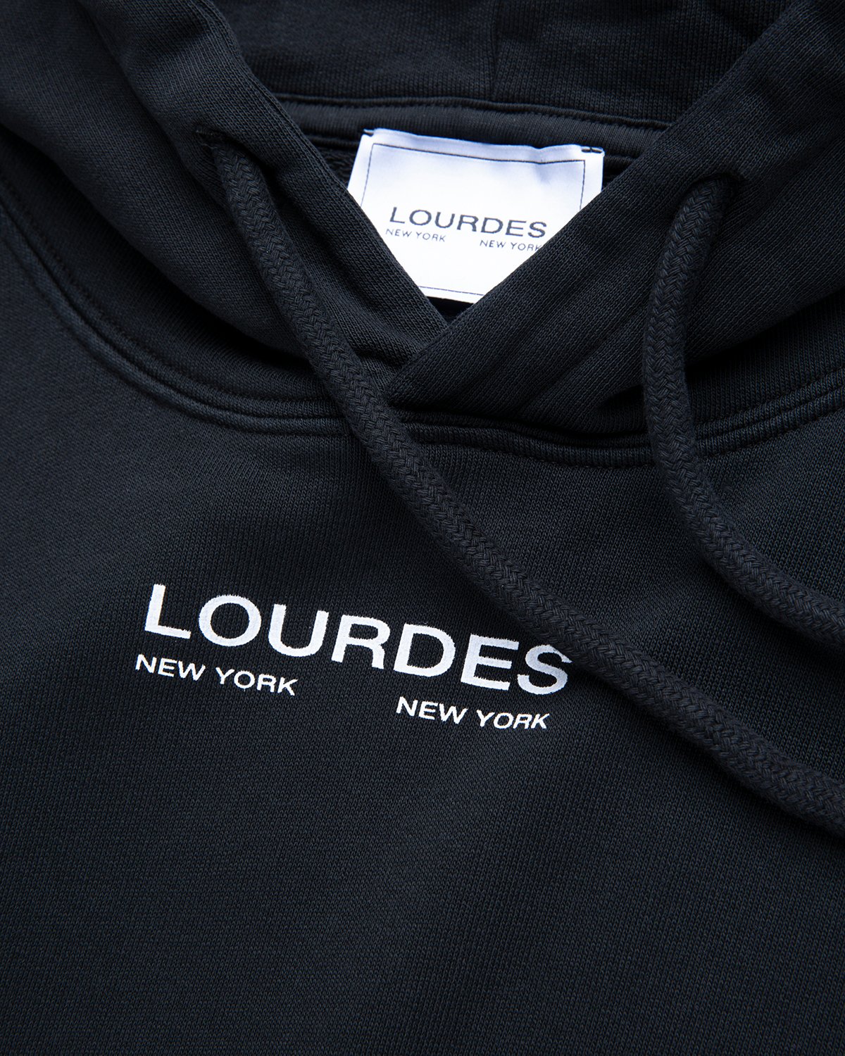 Lourdes New York - Graphic Hoodie Black - Clothing - Black - Image 3
