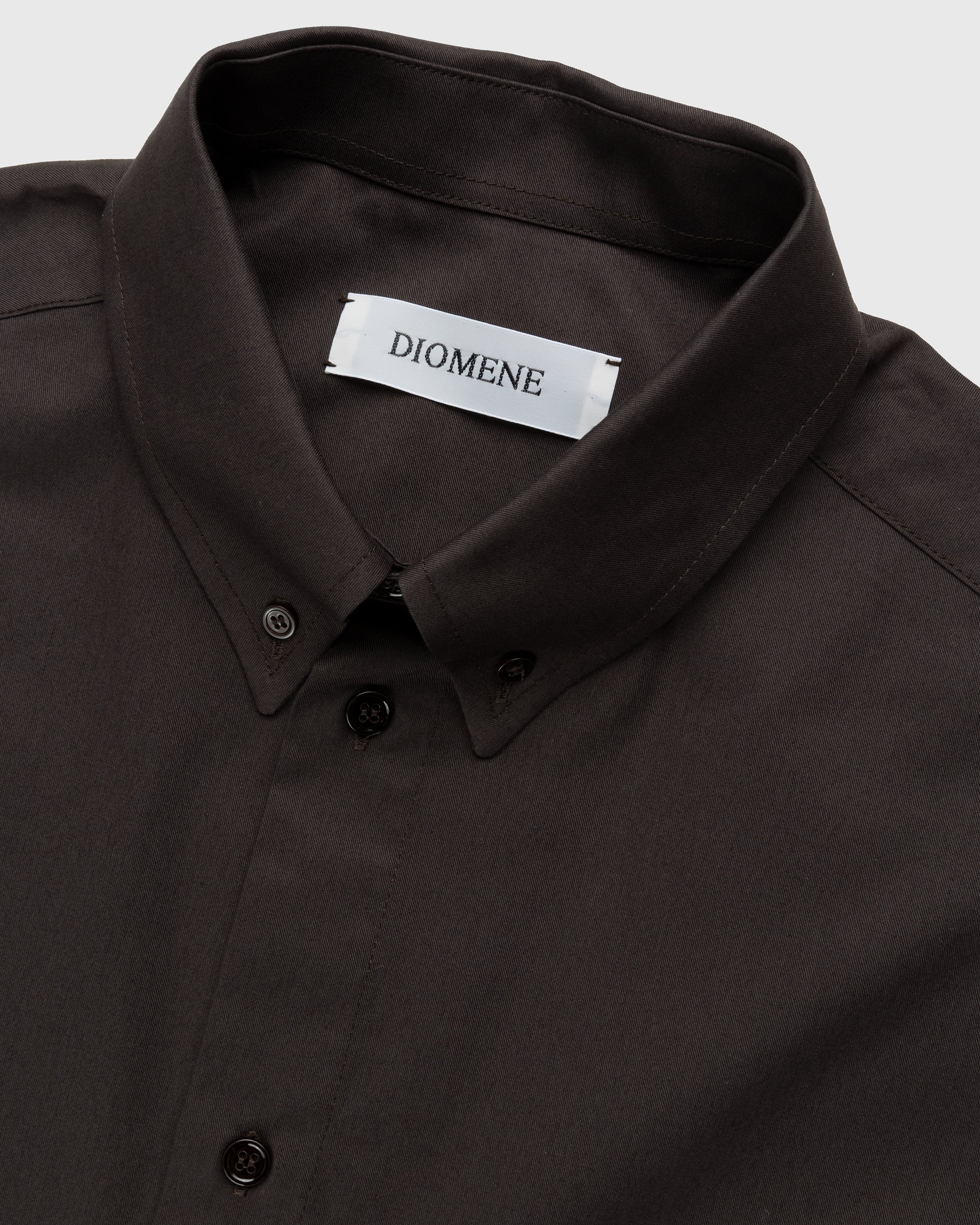 Diomene by Damir Doma - Button-Down Overshirt Licorice - Clothing - Beige - Image 4