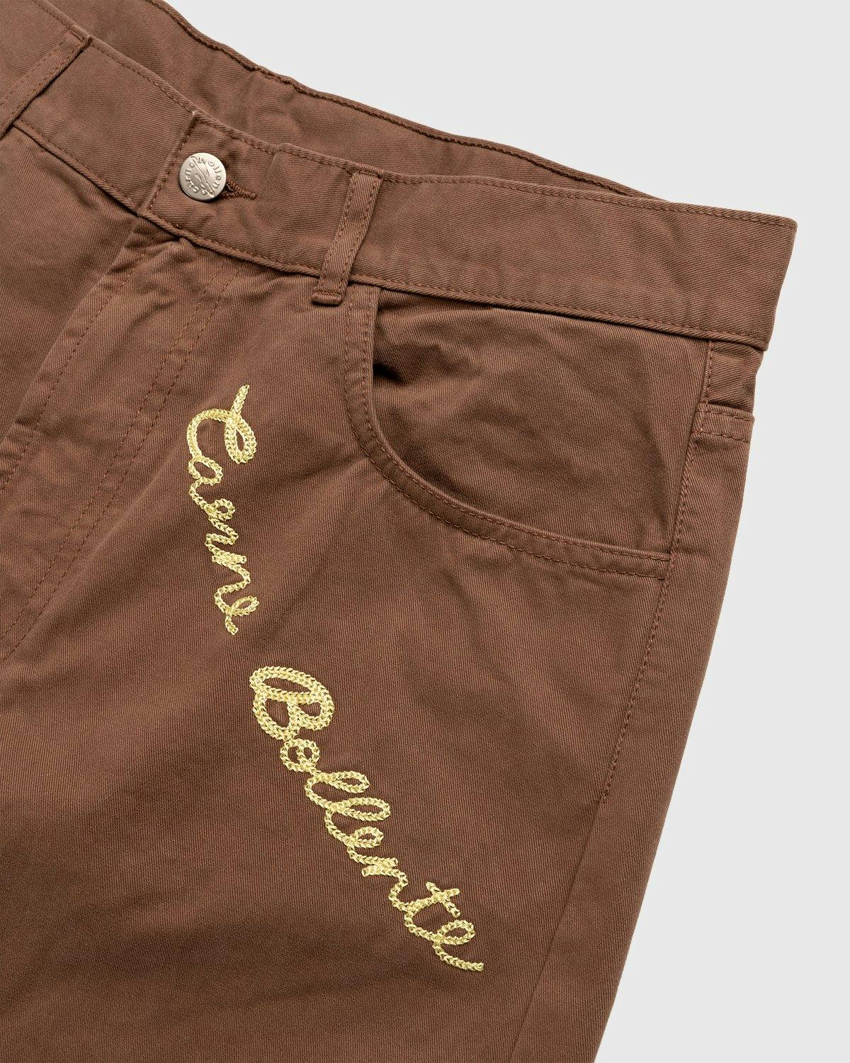 Carne Bollente - The Back Bump Trouser Brown - Clothing - Brown - Image 3