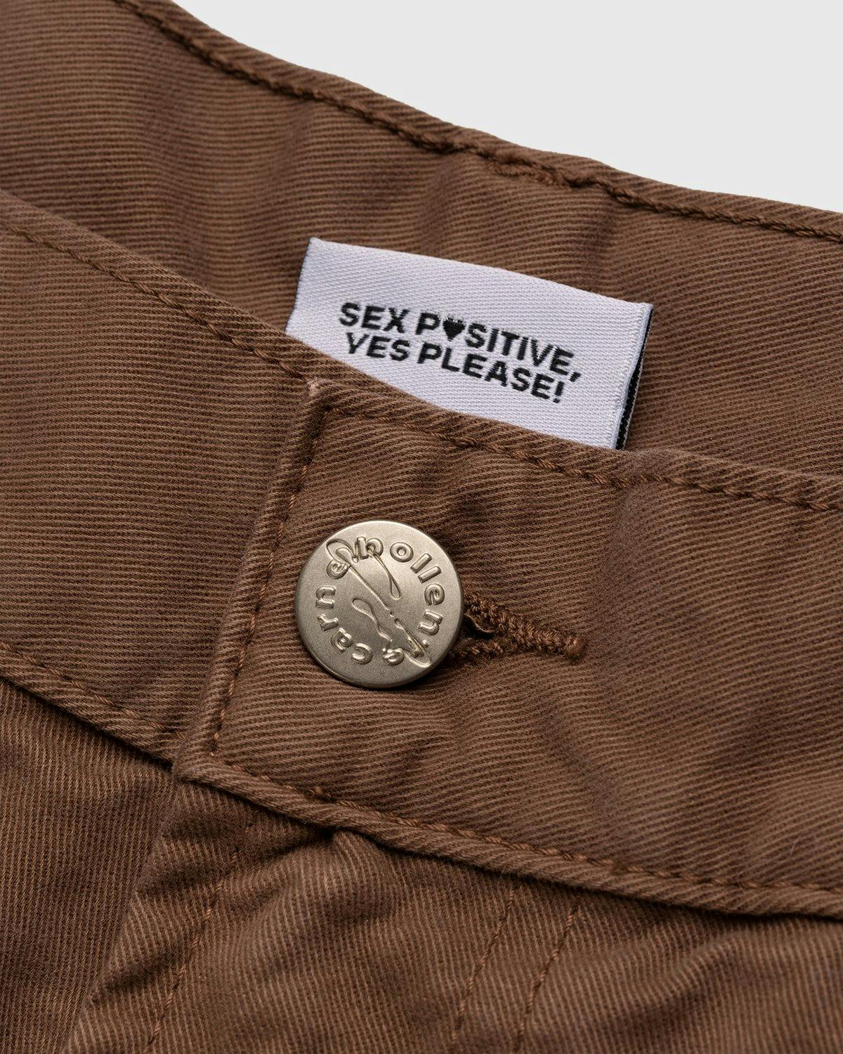 Carne Bollente - The Back Bump Trouser Brown - Clothing - Brown - Image 4