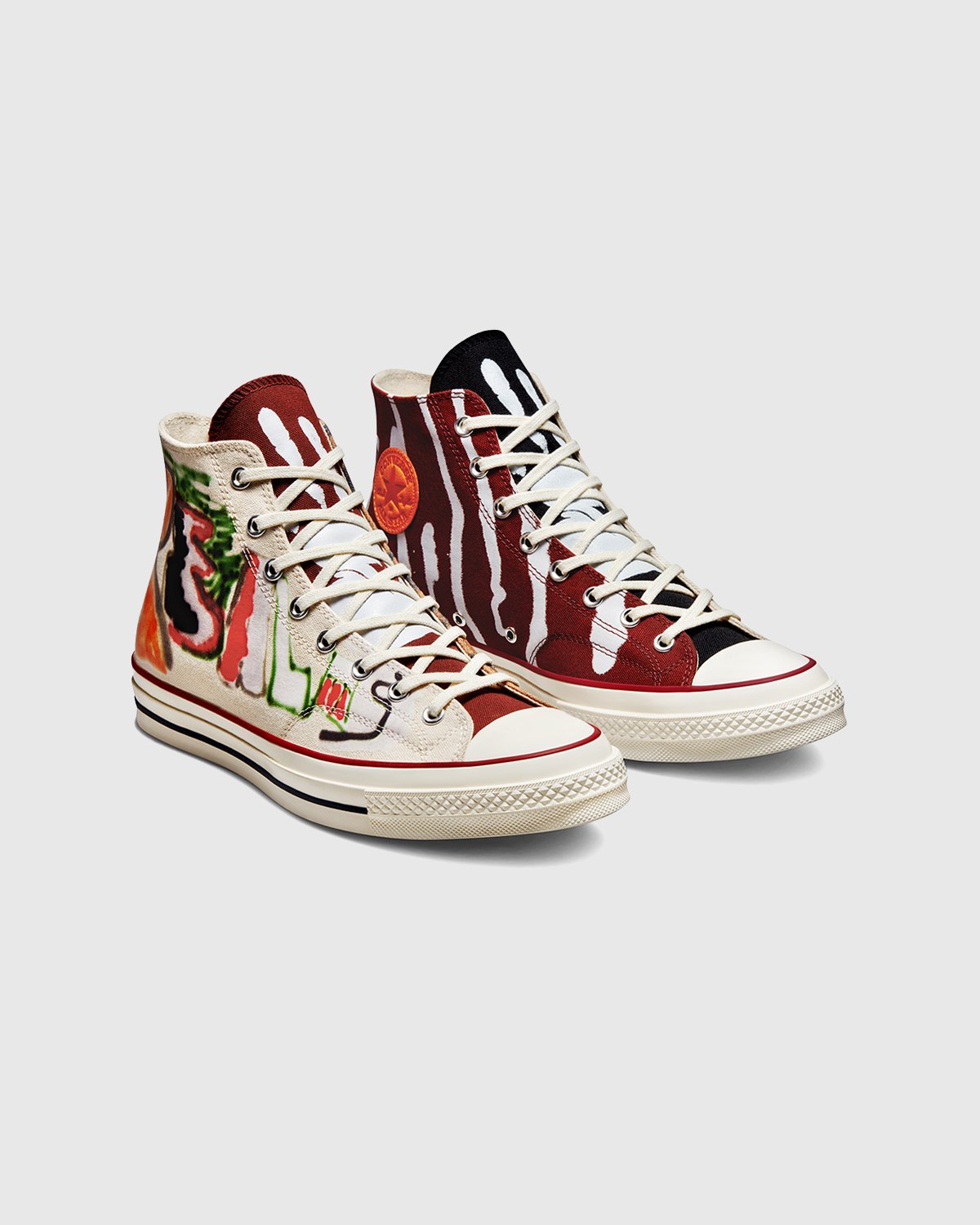 Converse x Come Tees - Chuck 70 Hi White/Multi/Egret - Footwear - Red - Image 3