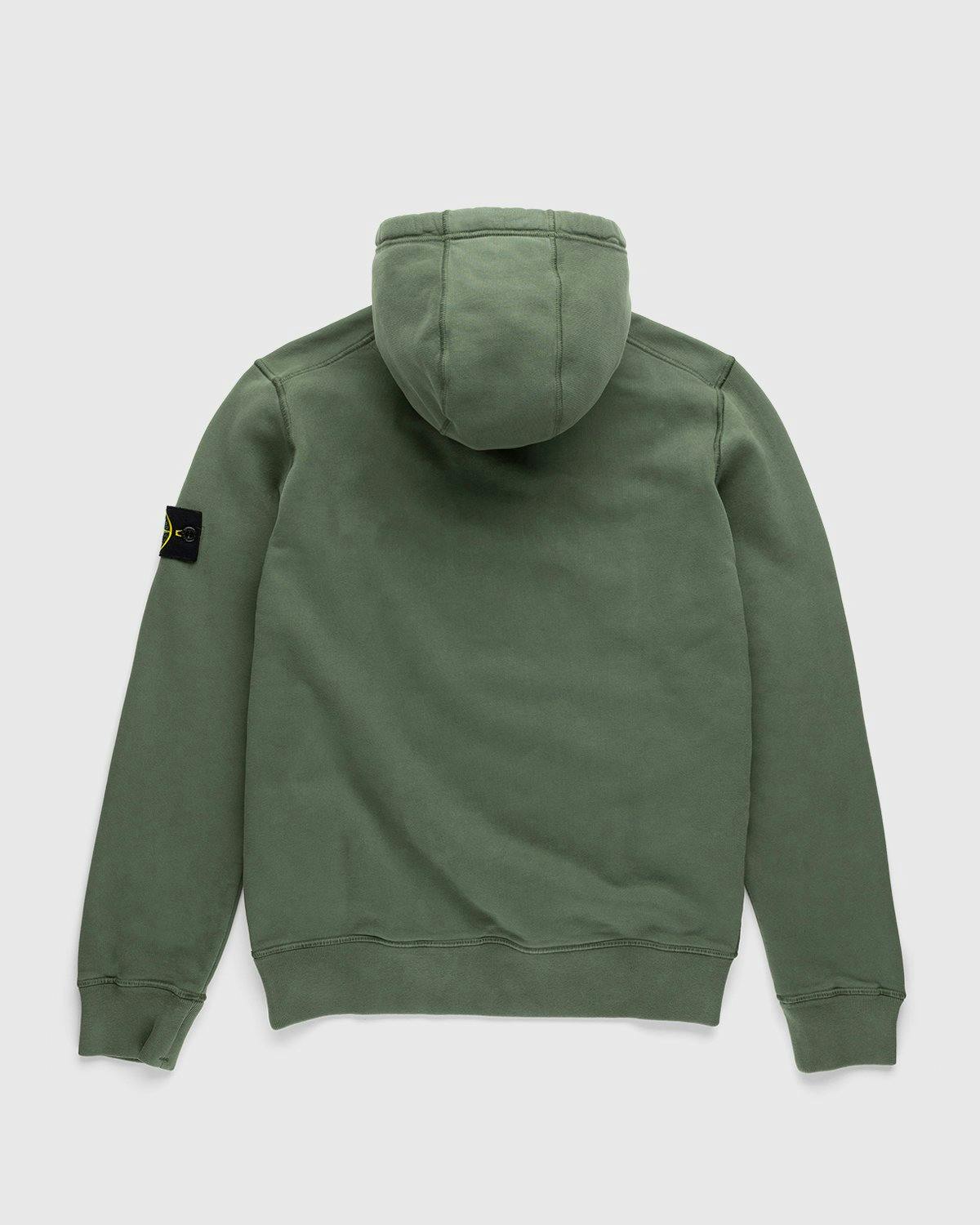 Stone Island - Fleece Hoodie Sage Green - Clothing - Green - Image 2