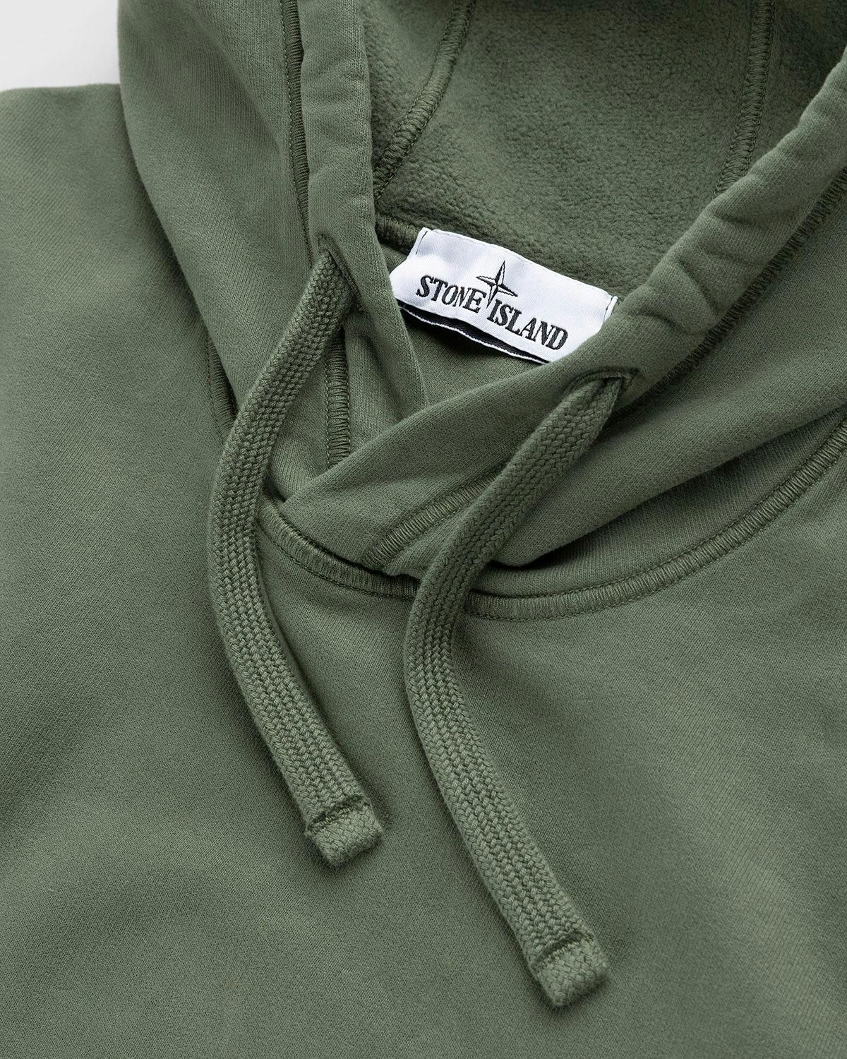 Stone Island - Fleece Hoodie Sage Green - Clothing - Green - Image 5