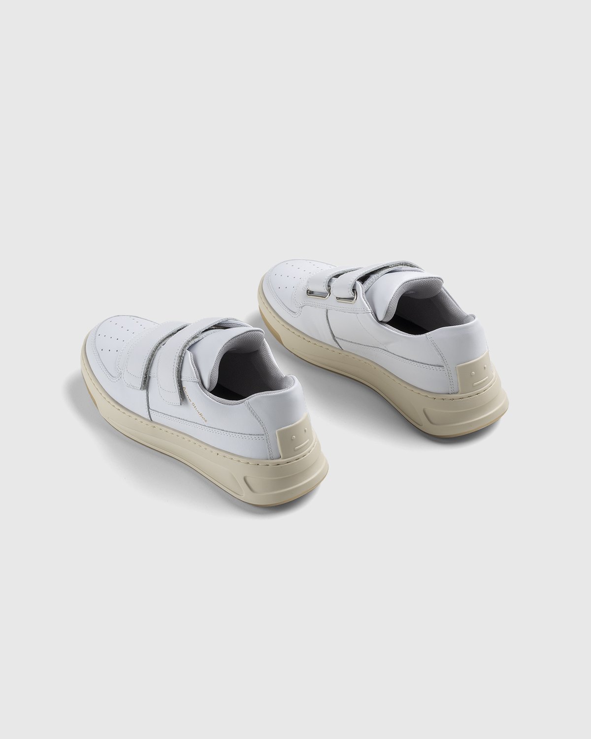 Acne Studios - Perey Velcro Strap Sneakers White - Footwear - White - Image 4