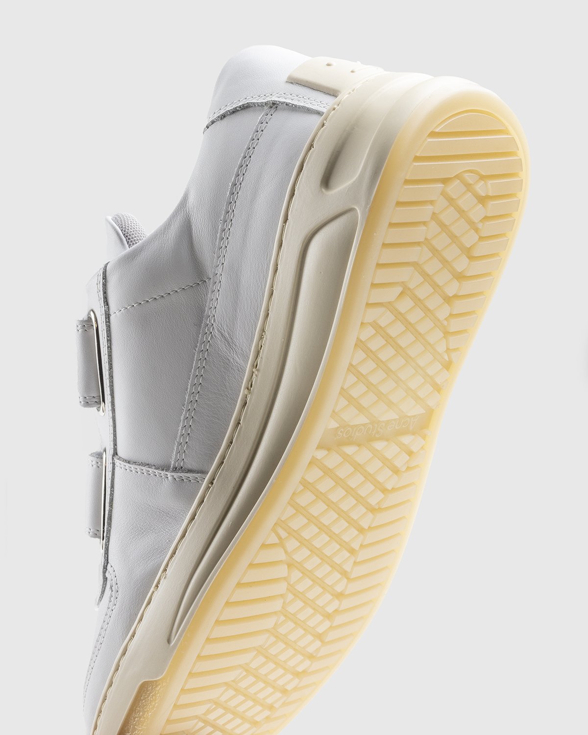 Acne Studios - Perey Velcro Strap Sneakers White - Footwear - White - Image 5