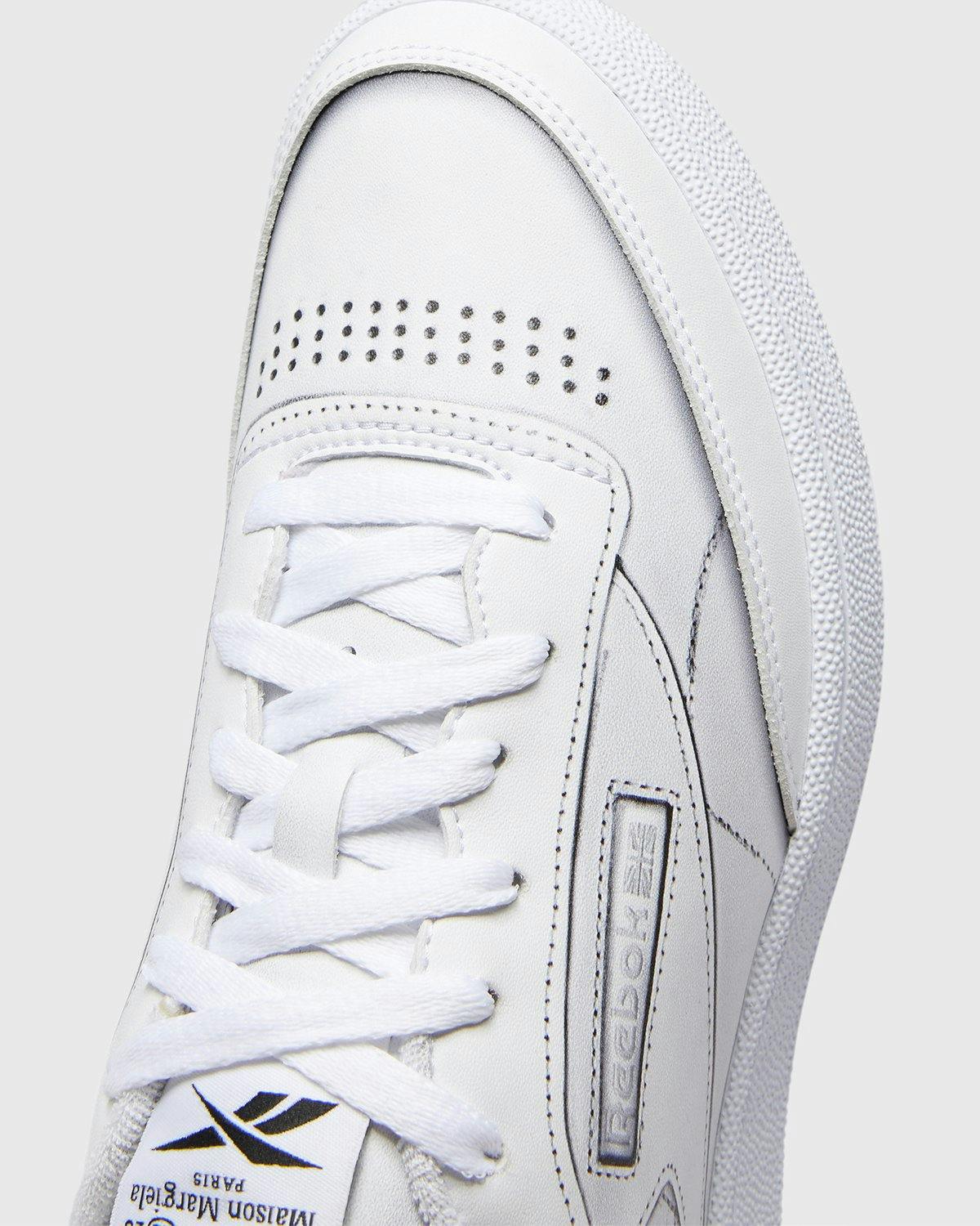 Maison Margiela x Reebok - Club C Trompe L’Oeil White - Footwear - White - Image 4