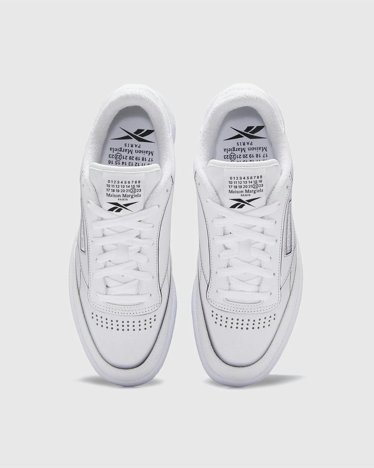 Maison Margiela x Reebok - Club C Trompe L’Oeil White - Footwear - White - Image 7