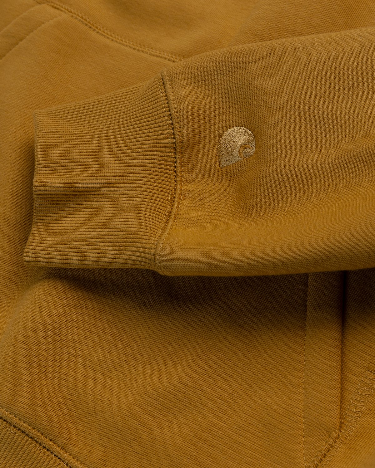 Carhartt WIP - Hooded Chase Sweat Gold - Clothing - Brown - Image 3