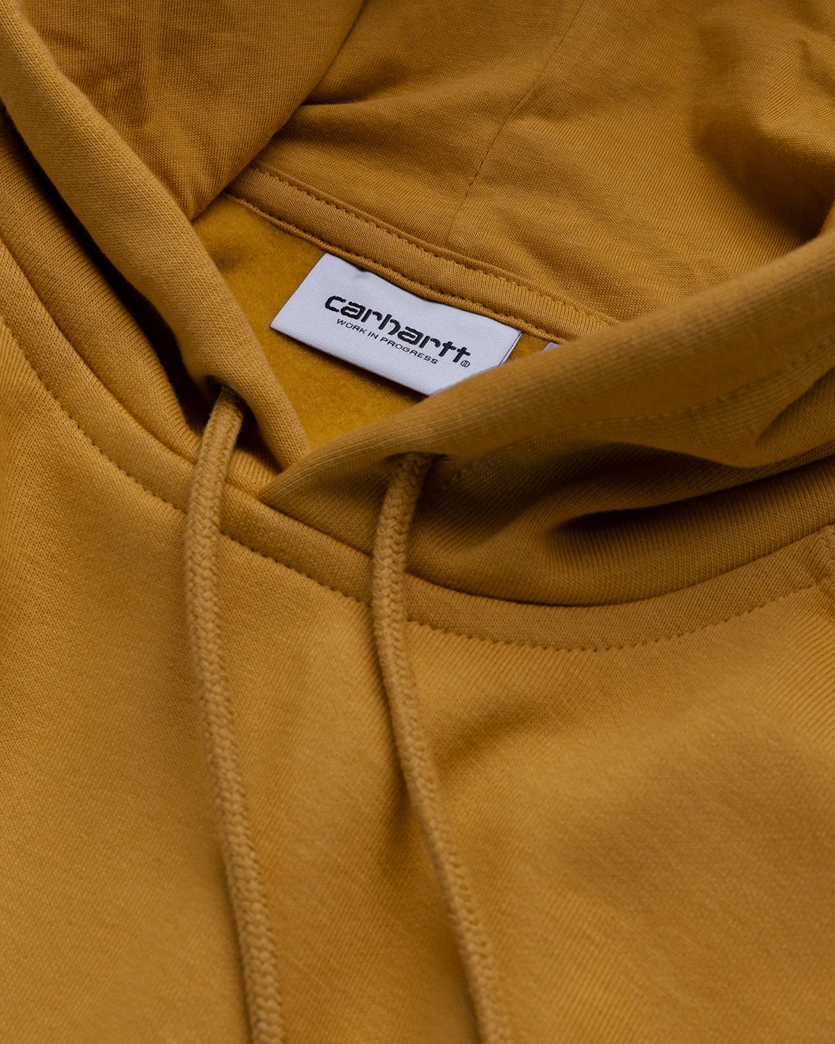 Carhartt WIP - Hooded Chase Sweat Gold - Clothing - Brown - Image 4