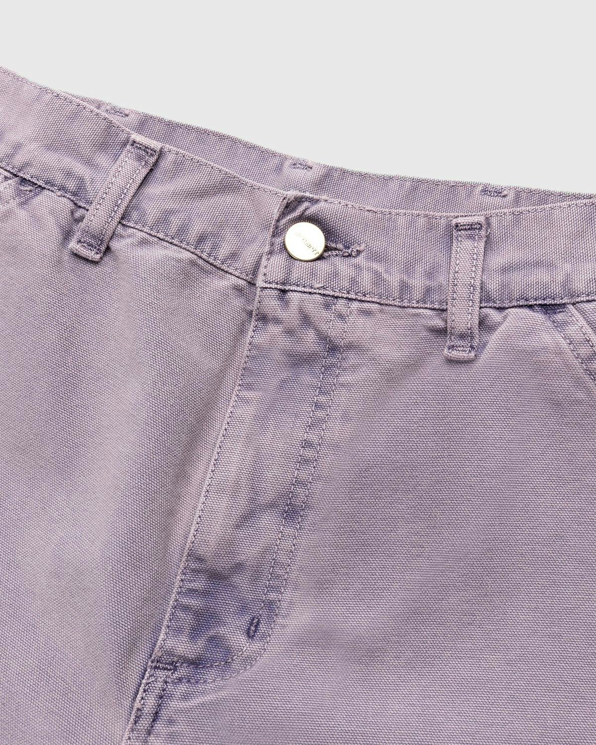 Carhartt WIP - Single Knee Pant Razzmic Faded - Clothing - Purple - Image 3