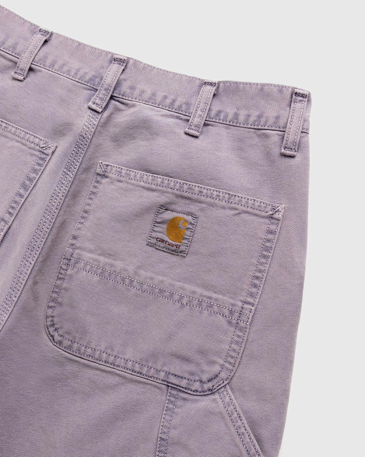 Carhartt WIP - Single Knee Pant Razzmic Faded - Clothing - Purple - Image 4