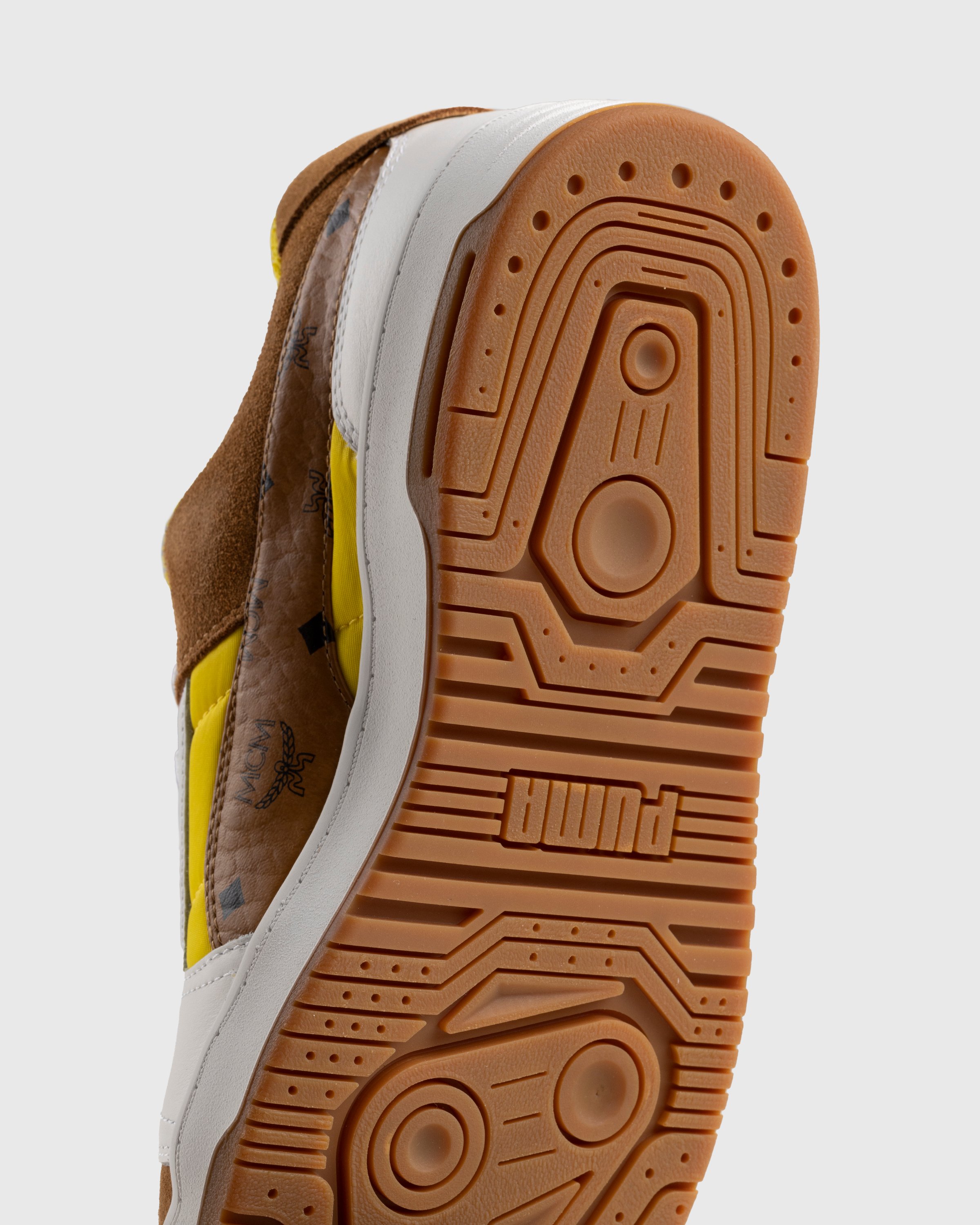 Puma x MCM - Slipstream Lo White/Yellow - Footwear - Beige - Image 6