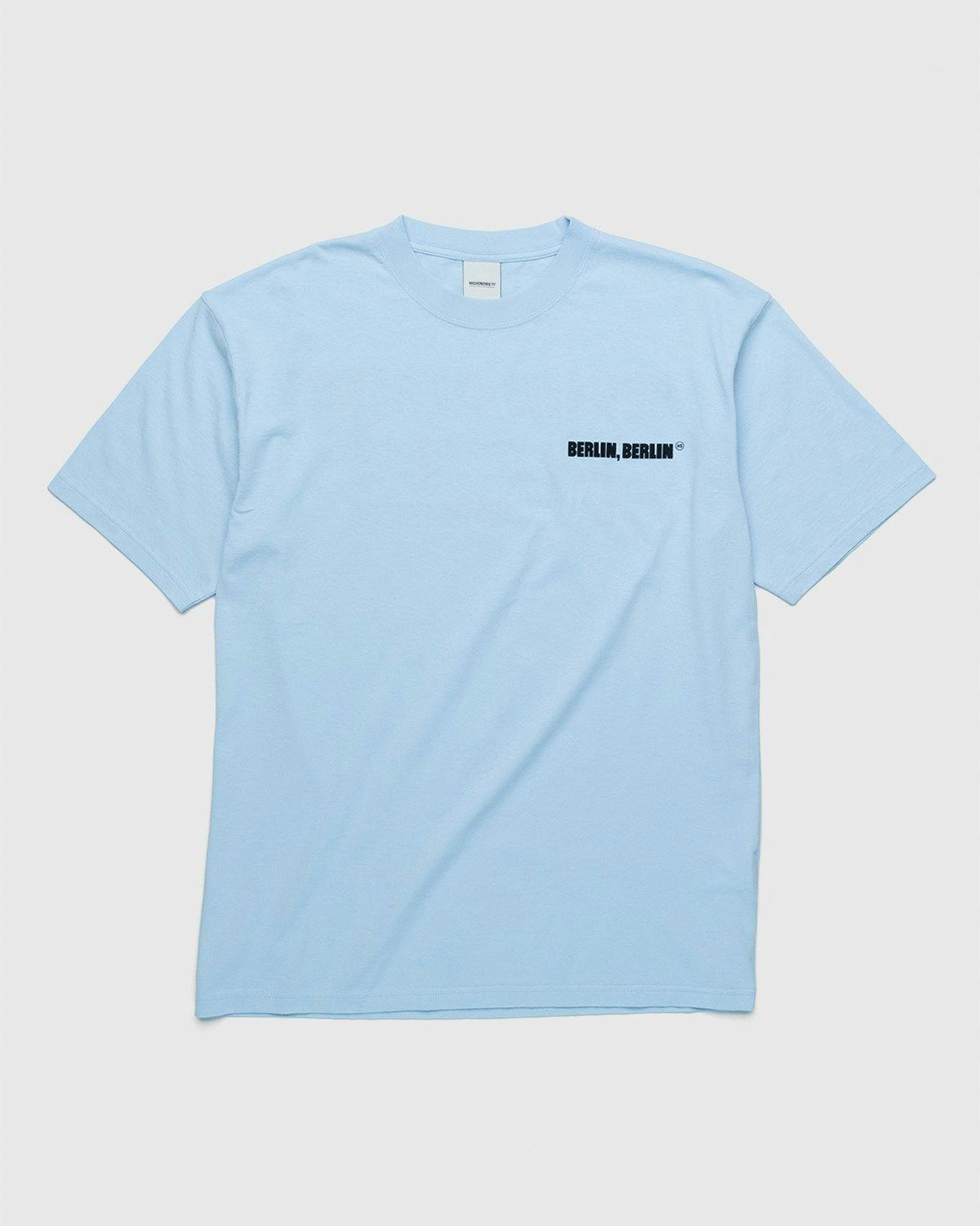 Highsnobiety - Berlin Berlin 2 T-Shirt Blue - Clothing - Blue - Image 2