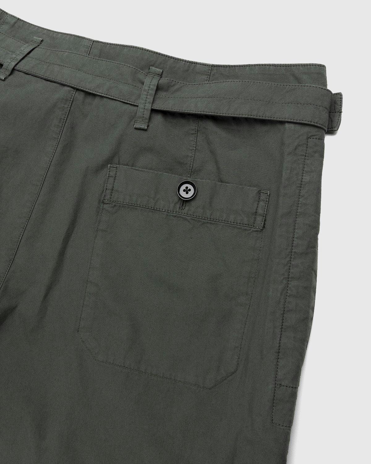 Lemaire - Water Repellent Trench Pants Deep Forest - Clothing - Grey - Image 4